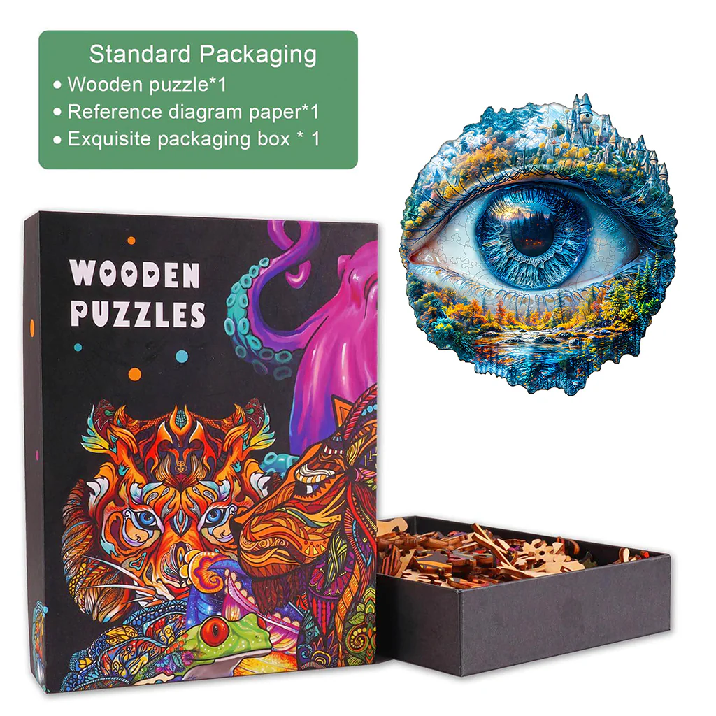 Eye of Nature Wooden Jigsaw Puzzle - Image 6