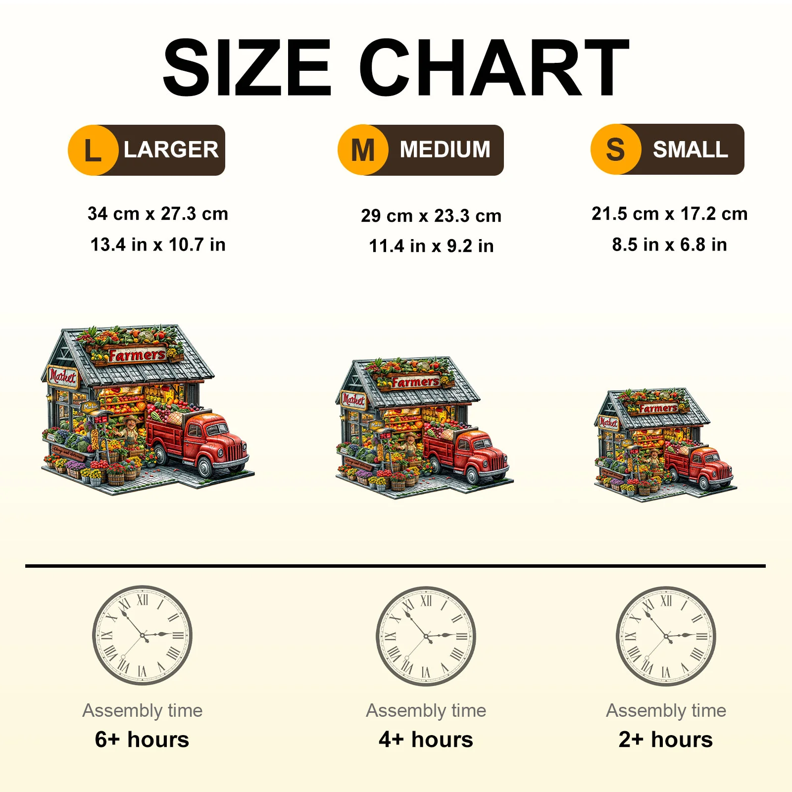 Farmers Market Wooden Jigsaw Puzzle - Image 6