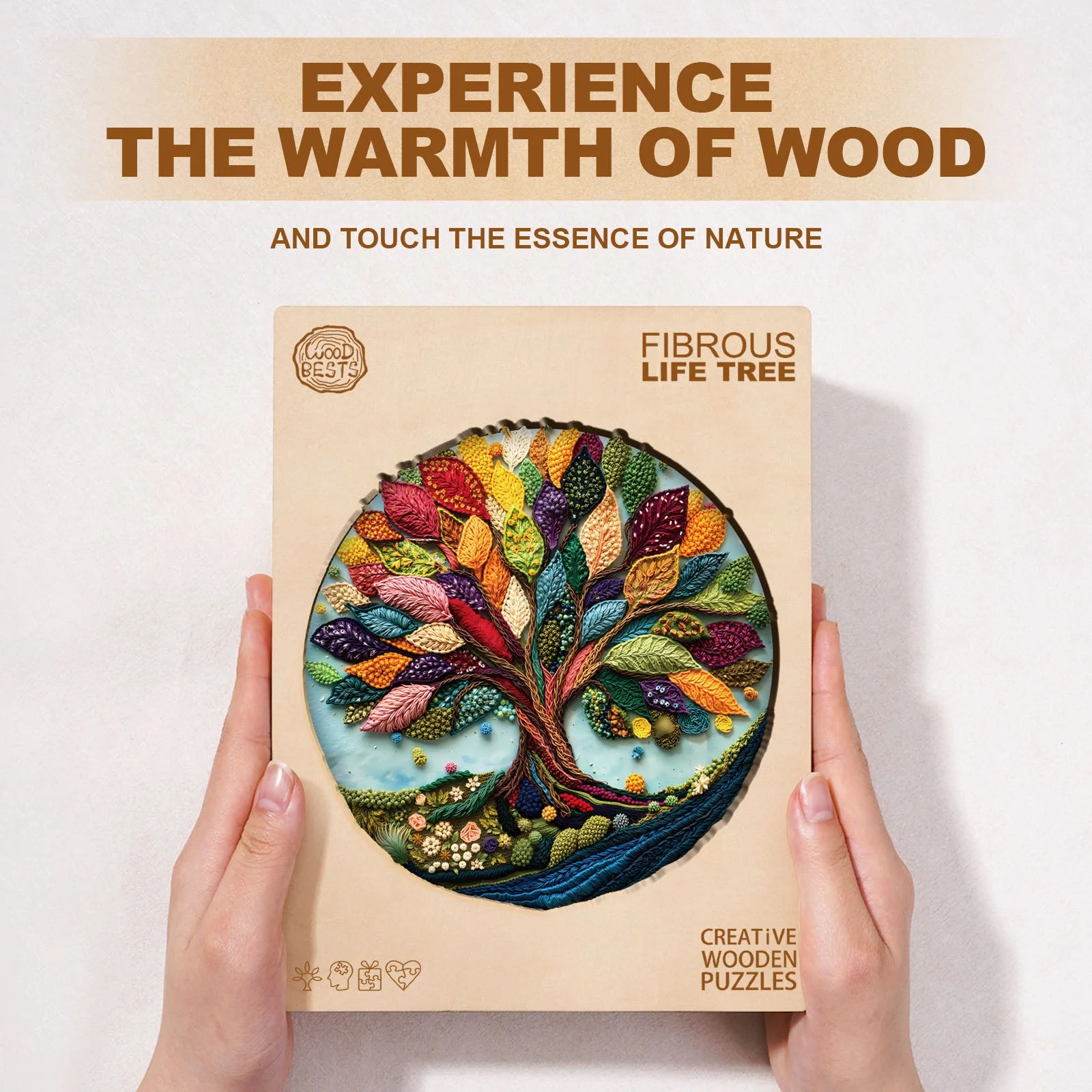 Fibrous life tree Wooden Jigsaw Puzzle - Image 6