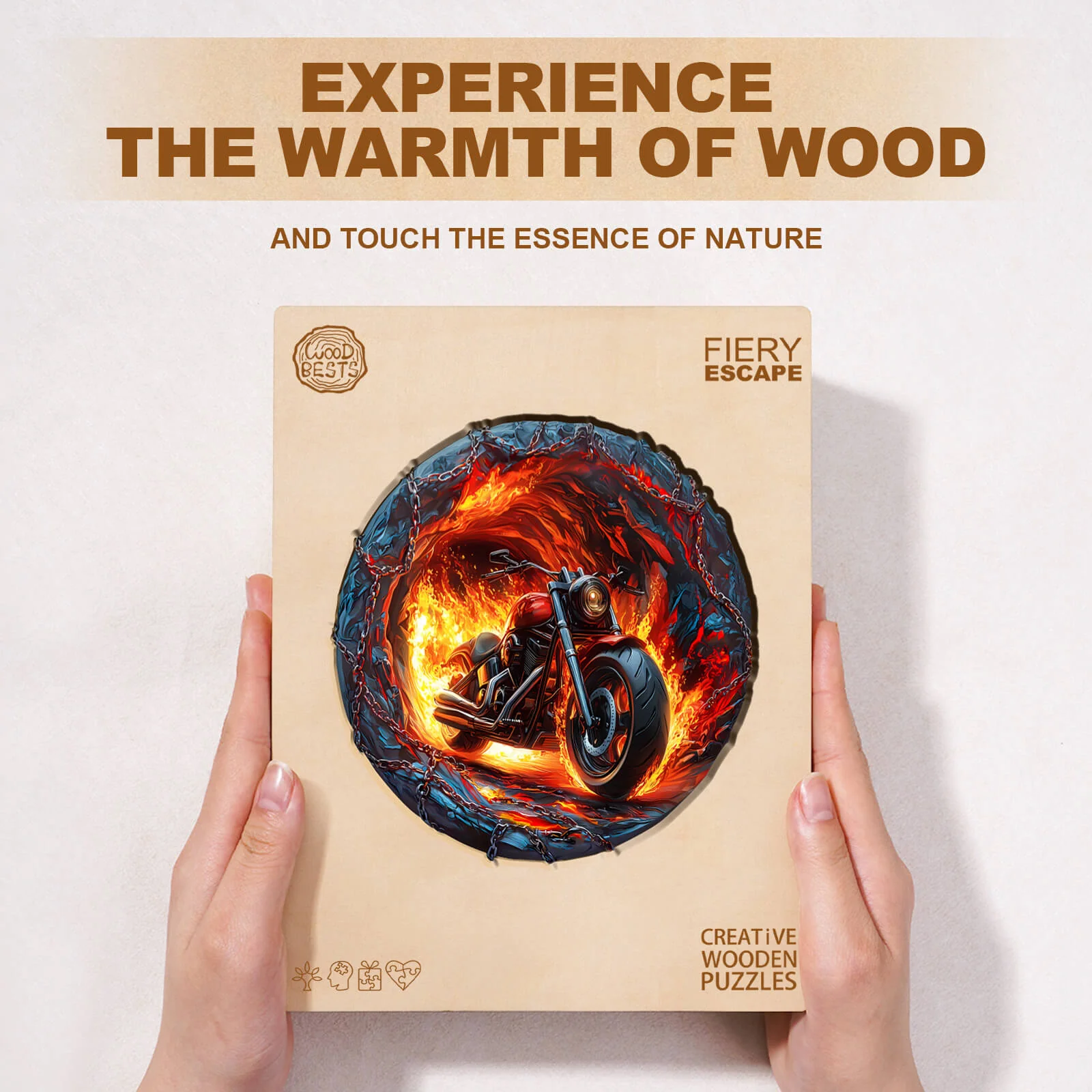 Fiery Escape Wooden Jigsaw Puzzle - Image 5