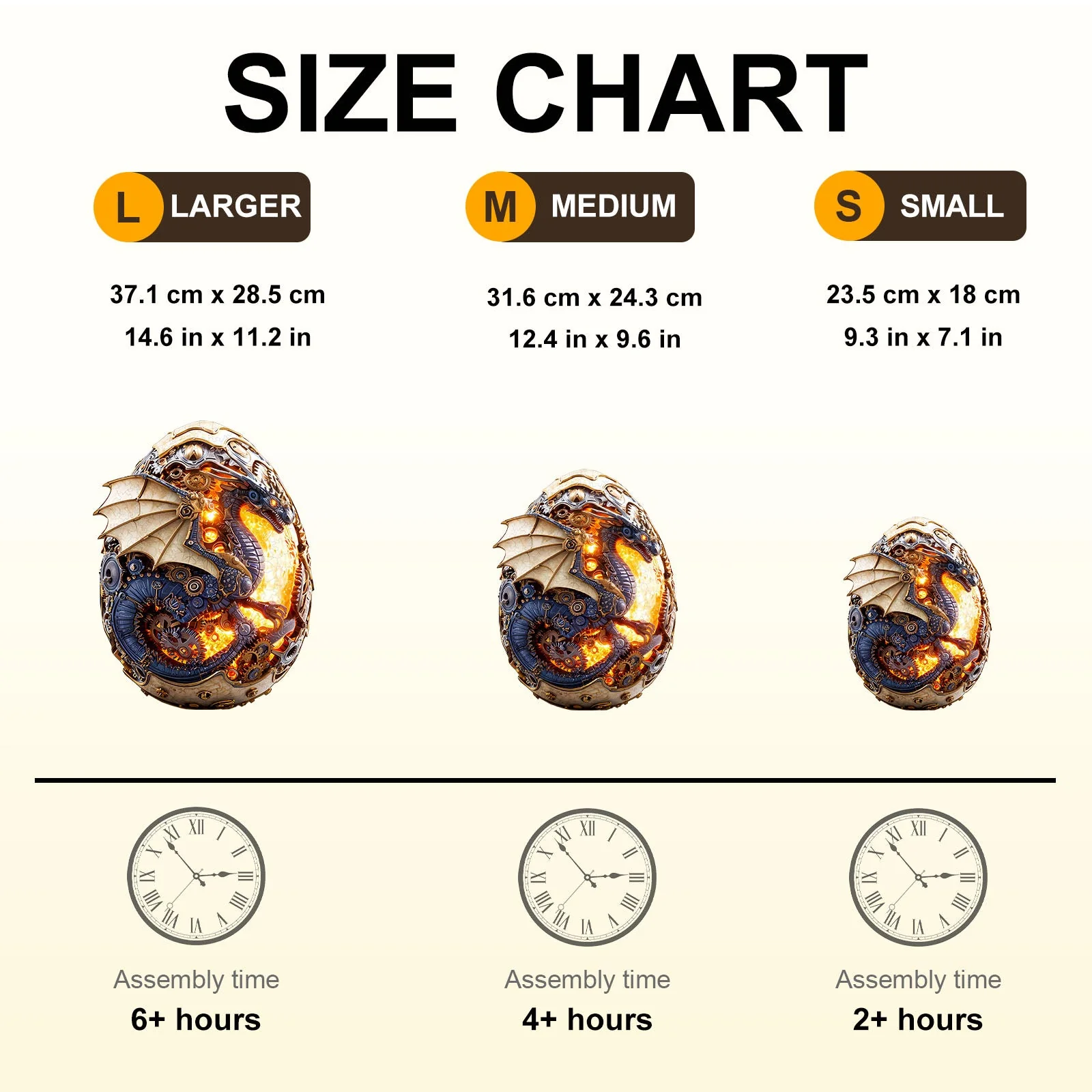 Fire Dragon Egg Wooden Jigsaw Puzzle - Image 9