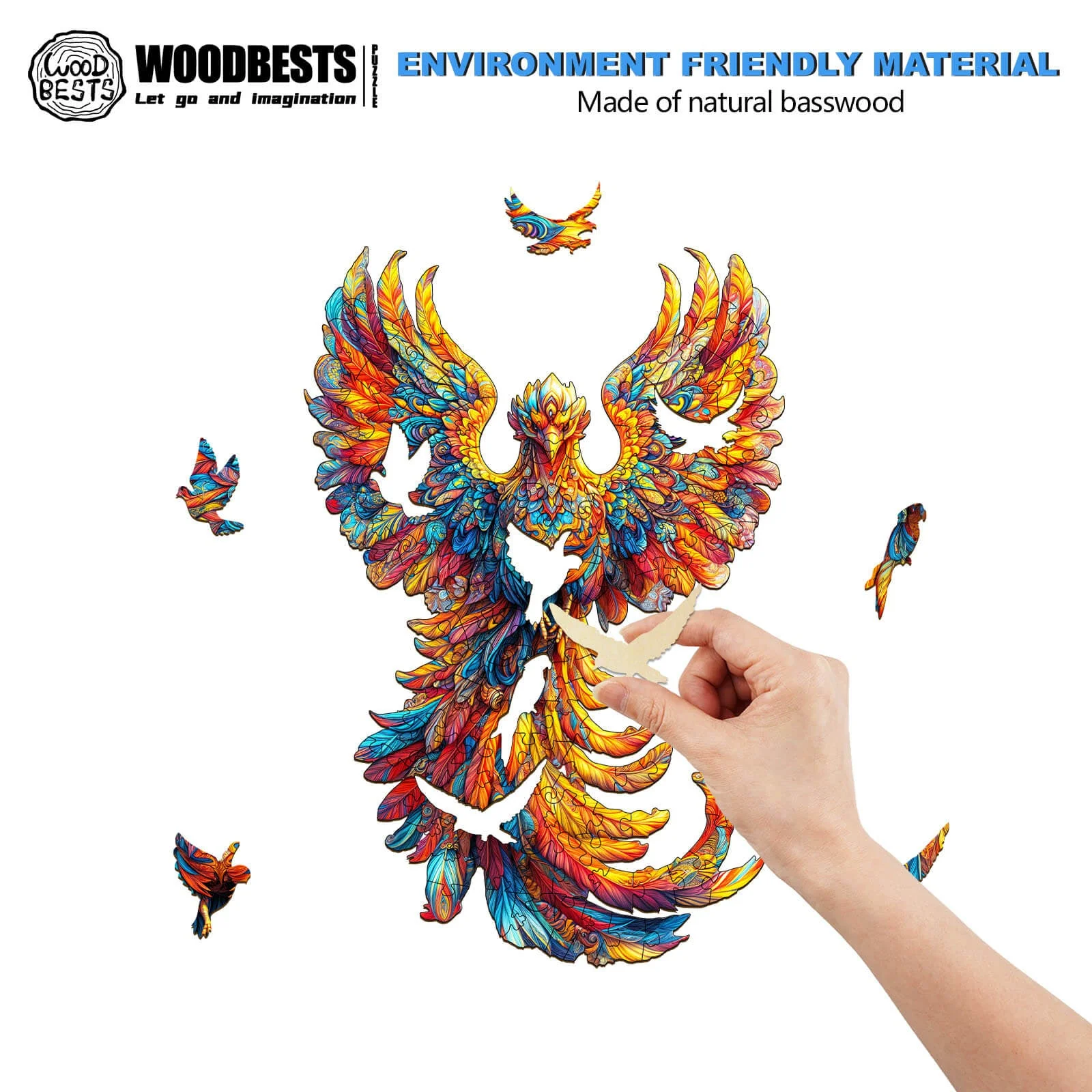 Flameborn Wooden Jigsaw Puzzle - Image 4
