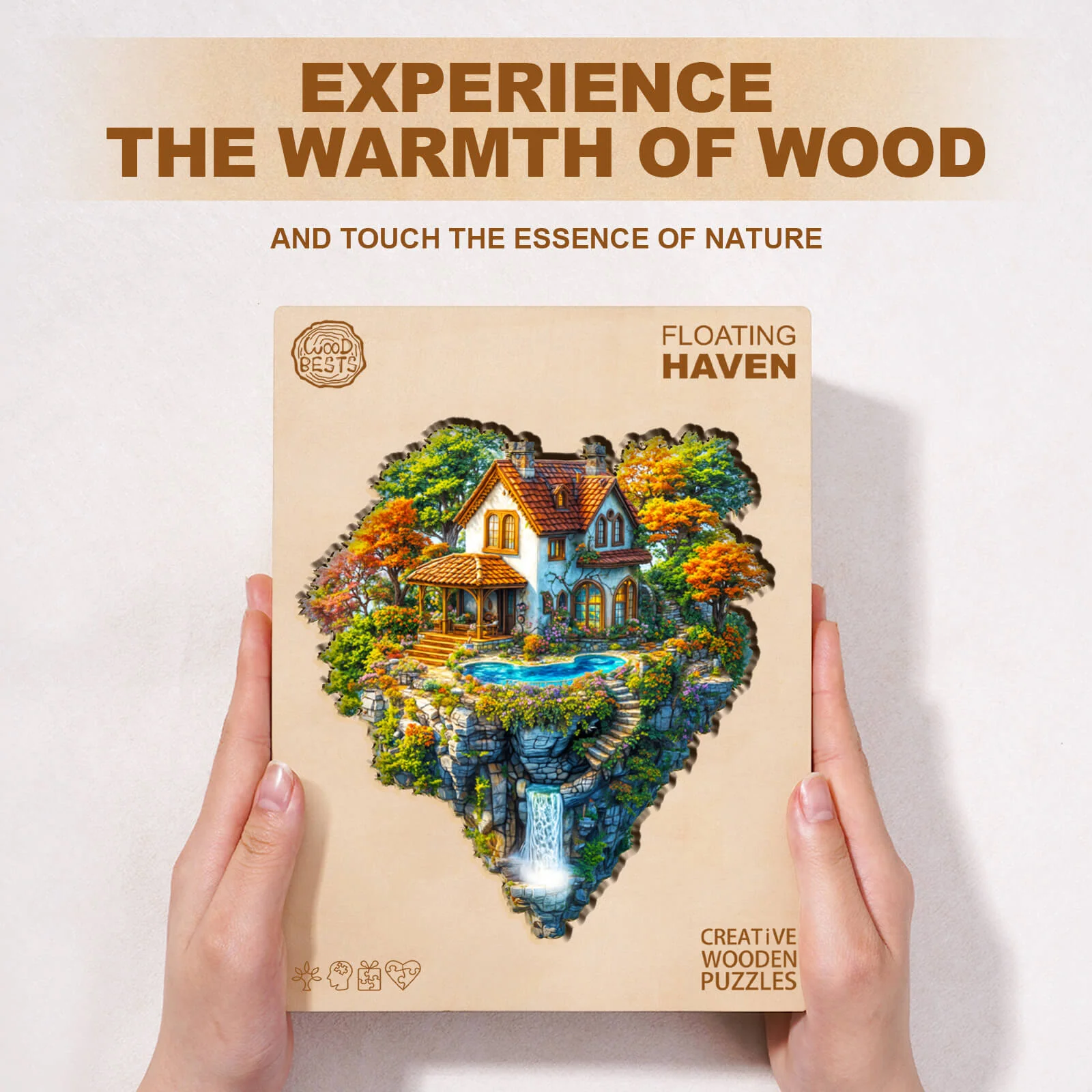 Floating Haven Wooden Jigsaw Puzzle - Image 5