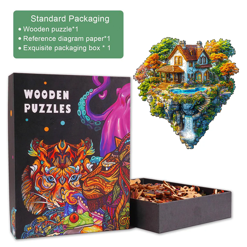 Floating Haven Wooden Jigsaw Puzzle - Image 6