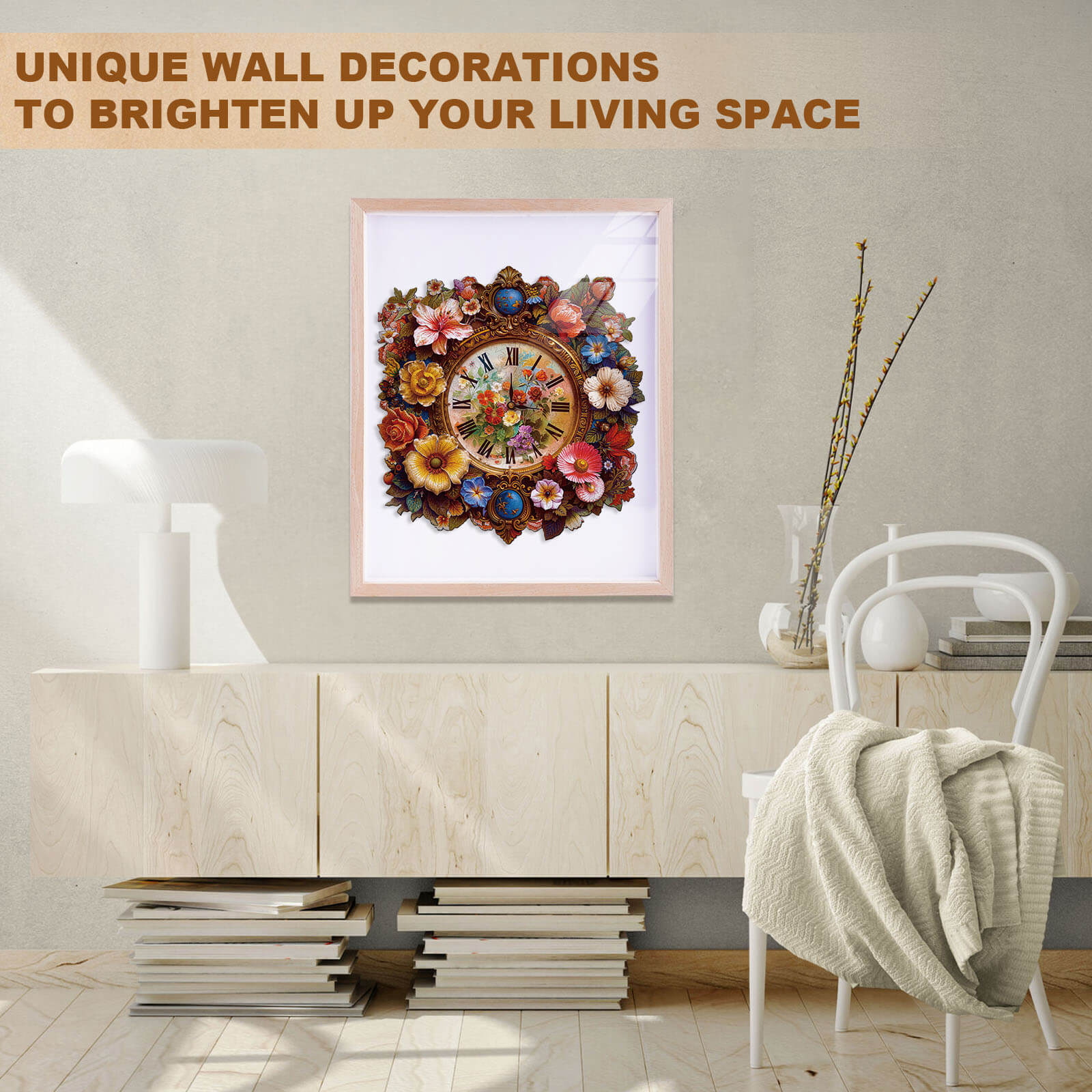 Floral Times Wooden Jigsaw Puzzle - Image 9