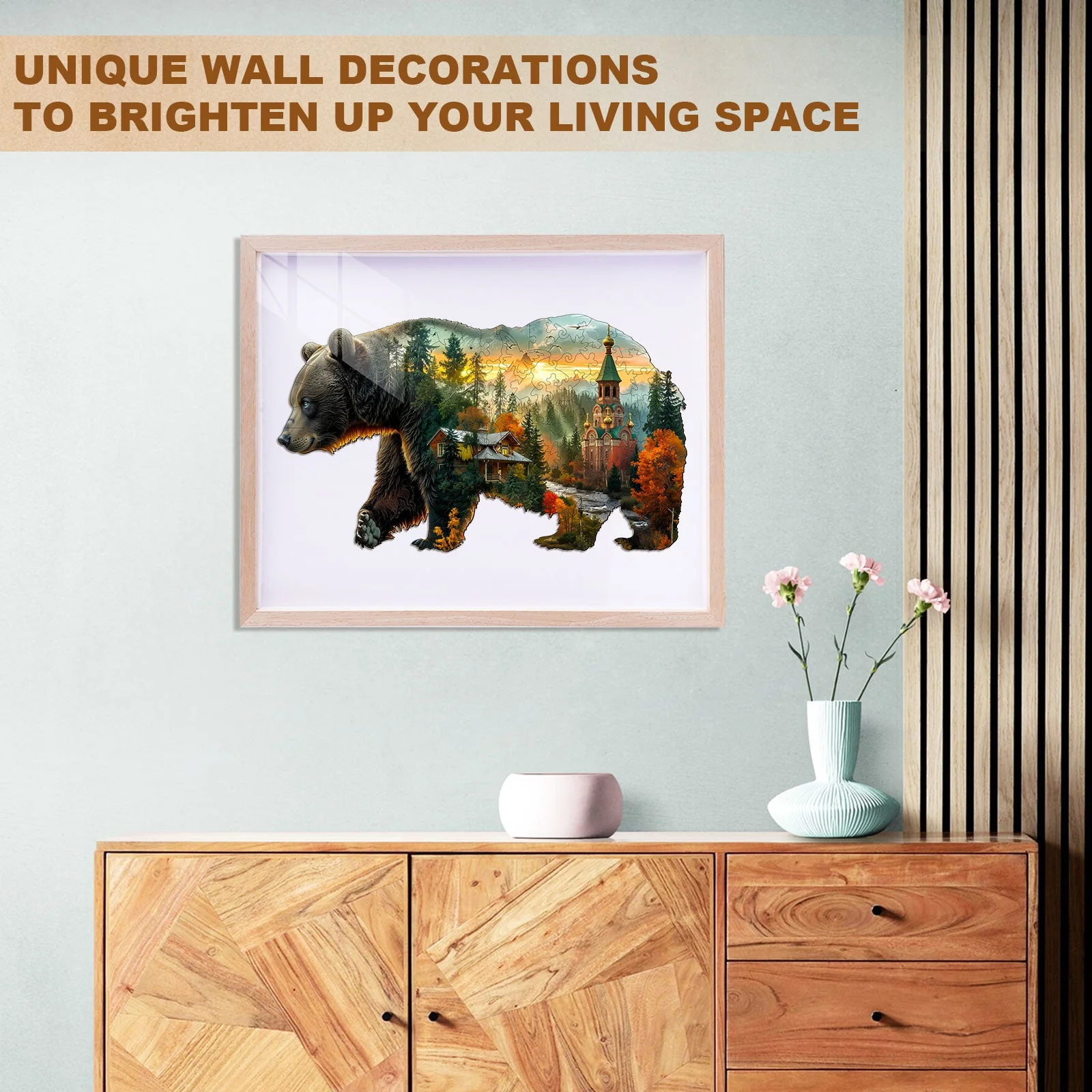 Forest Bear Wooden Jigsaw Puzzle - Image 11