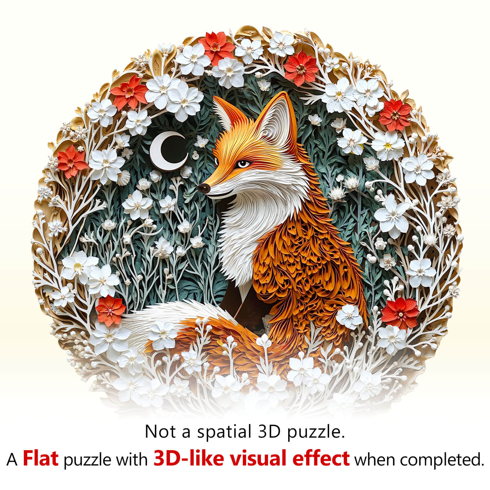 Forest Dreamers-FOX Wooden Jigsaw Puzzle - Image 8