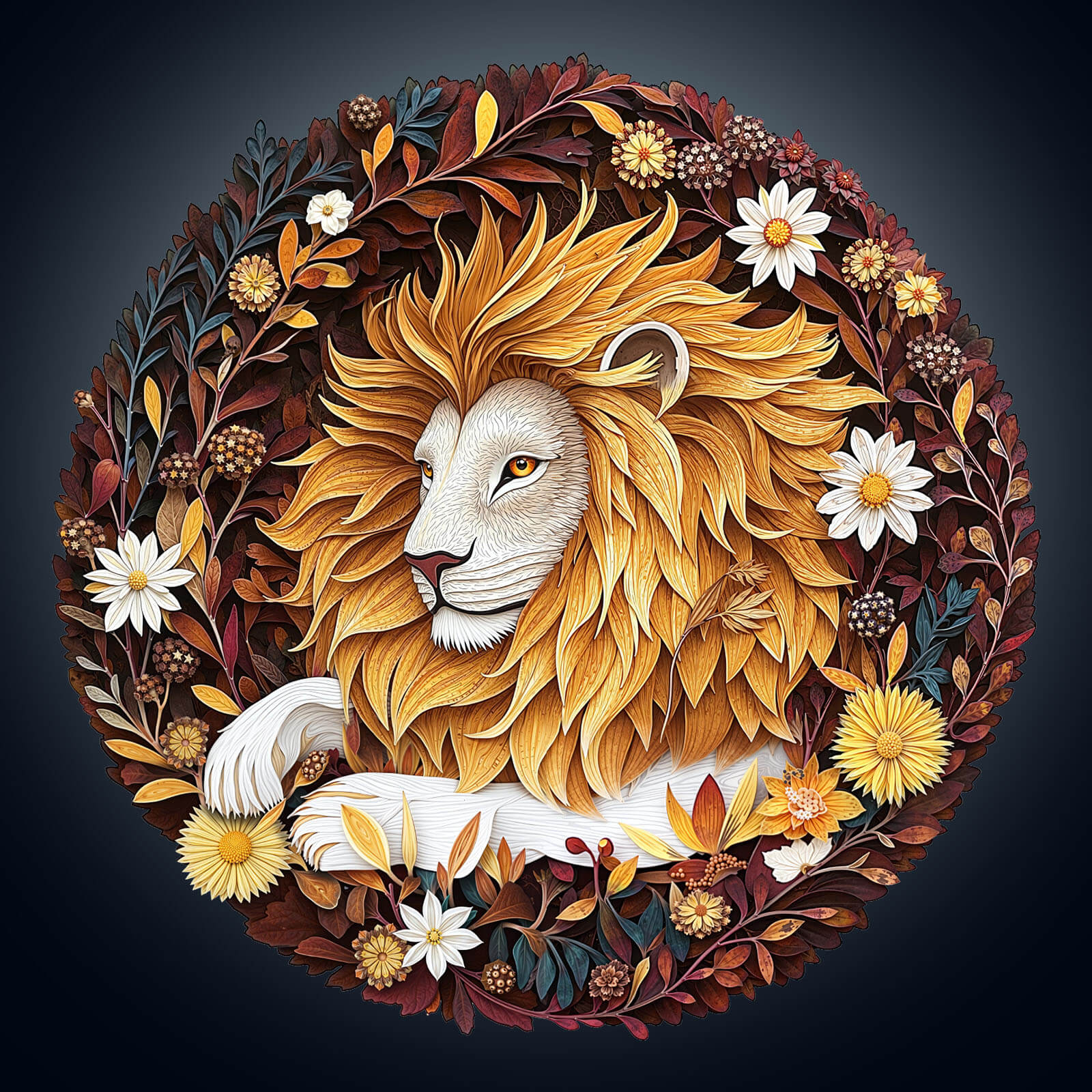 Forest Dreamers- Lion Wooden Jigsaw Puzzle - Image 2