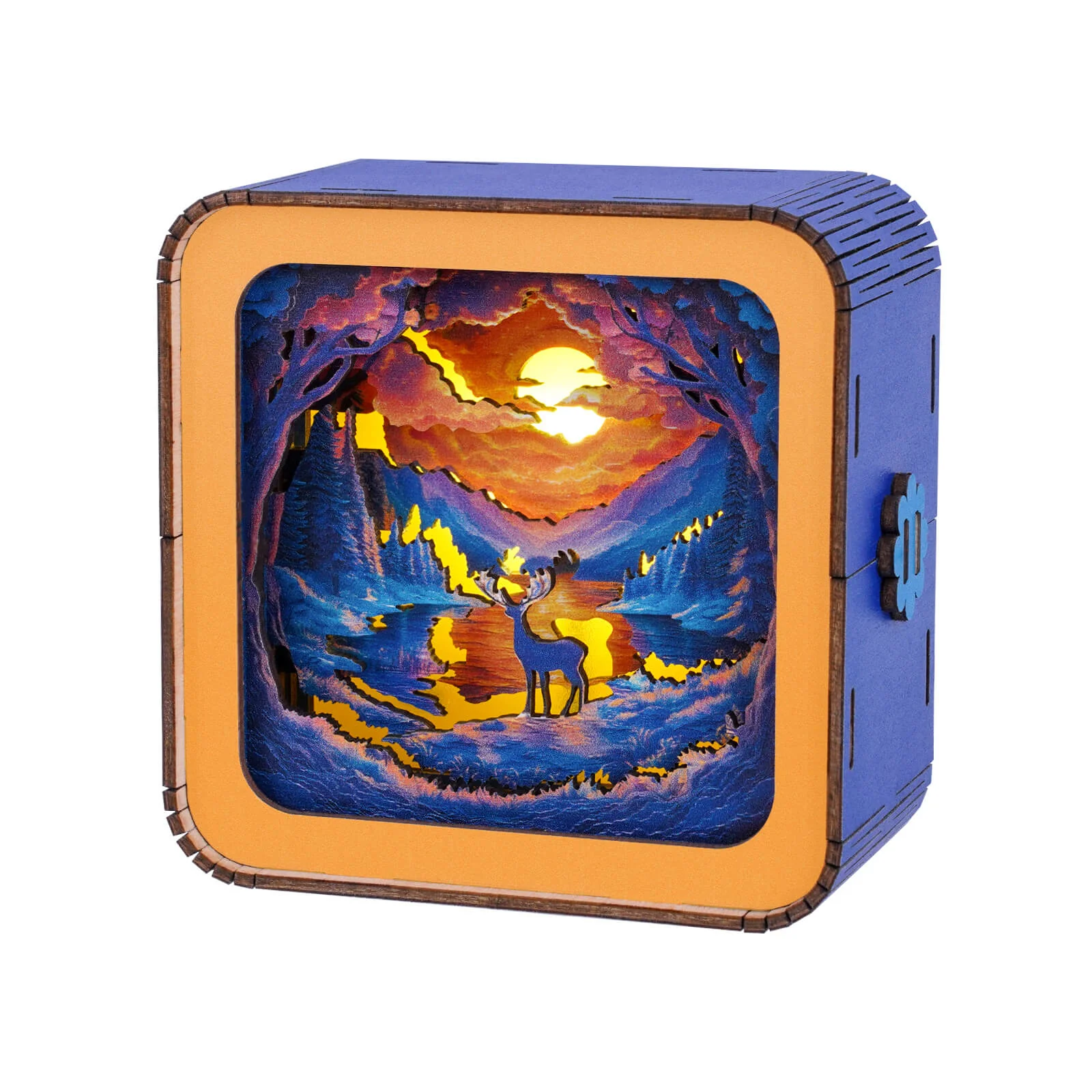 Forest Fantasy Deer Kit- 3D Wooden Puzzle Night Light - Image 5