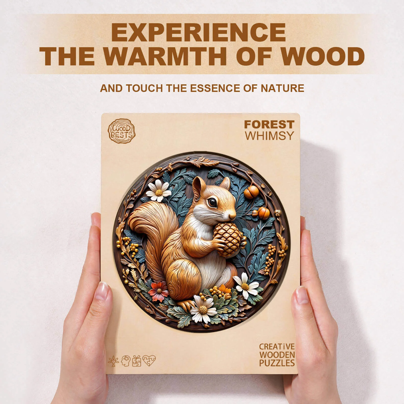 Forest Whimsy Wooden Jigsaw Puzzle - Image 5