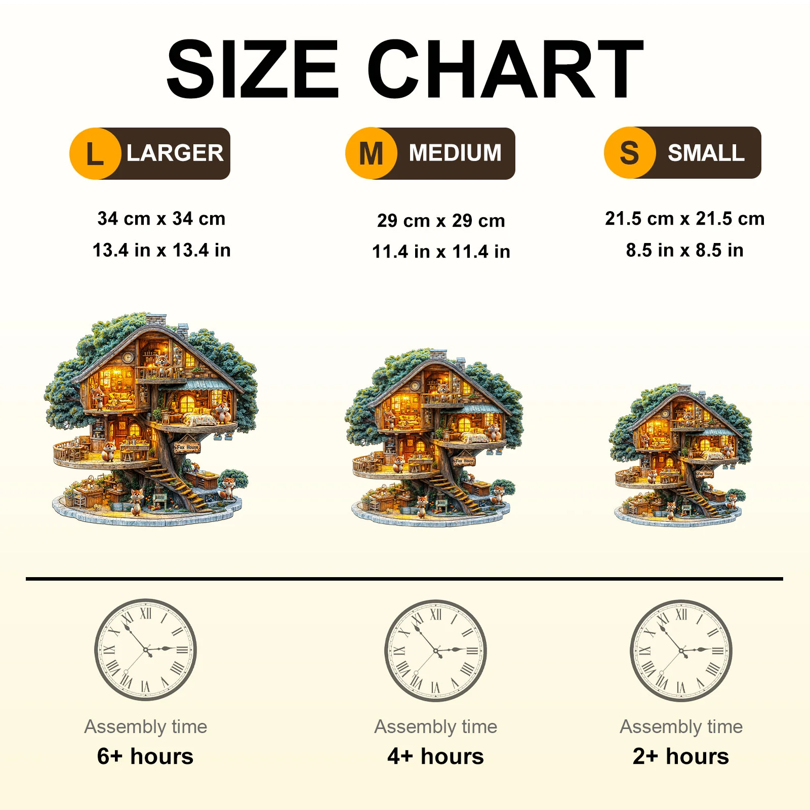 Fox House Wooden Jigsaw Puzzle - Image 9
