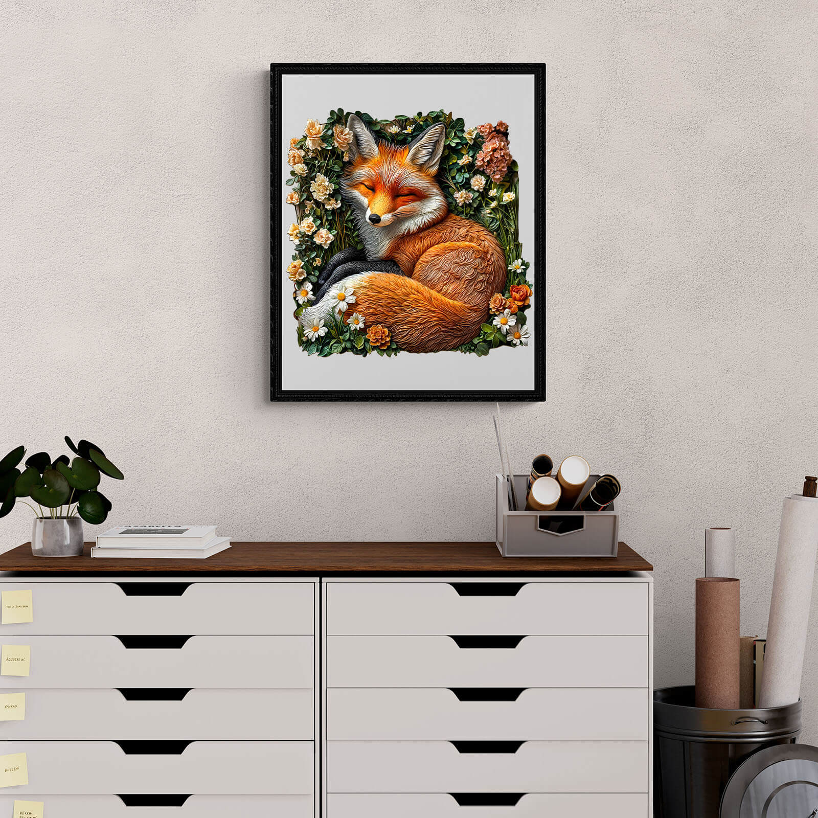 fox in grass Wooden Jigsaw Puzzle - Image 10