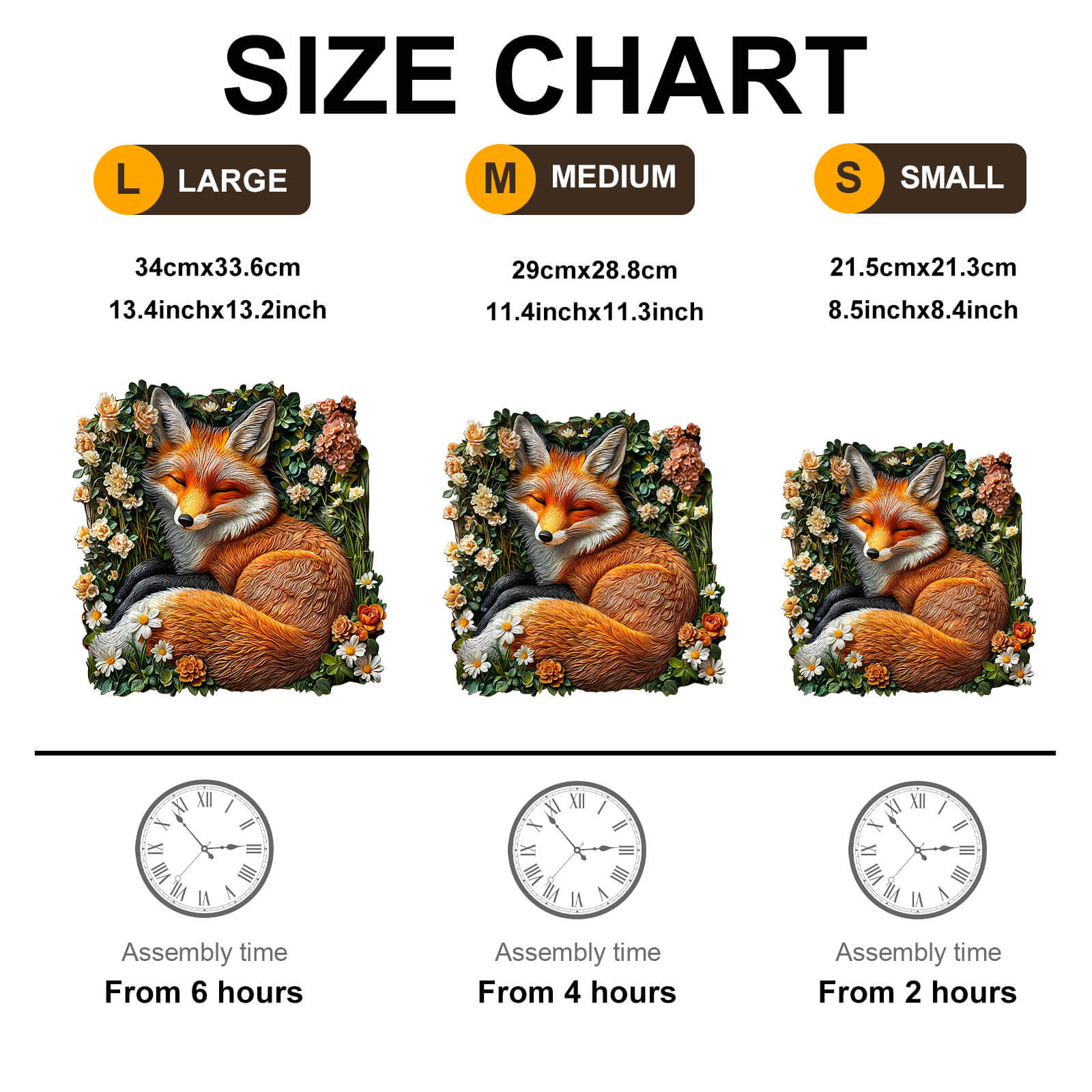 fox in grass Wooden Jigsaw Puzzle - Image 7