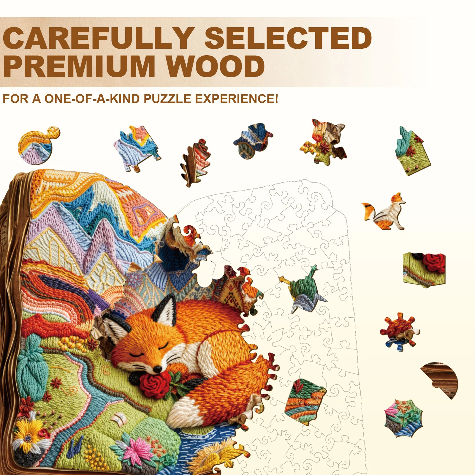 Fox Tale Wooden Jigsaw Puzzle - Image 2
