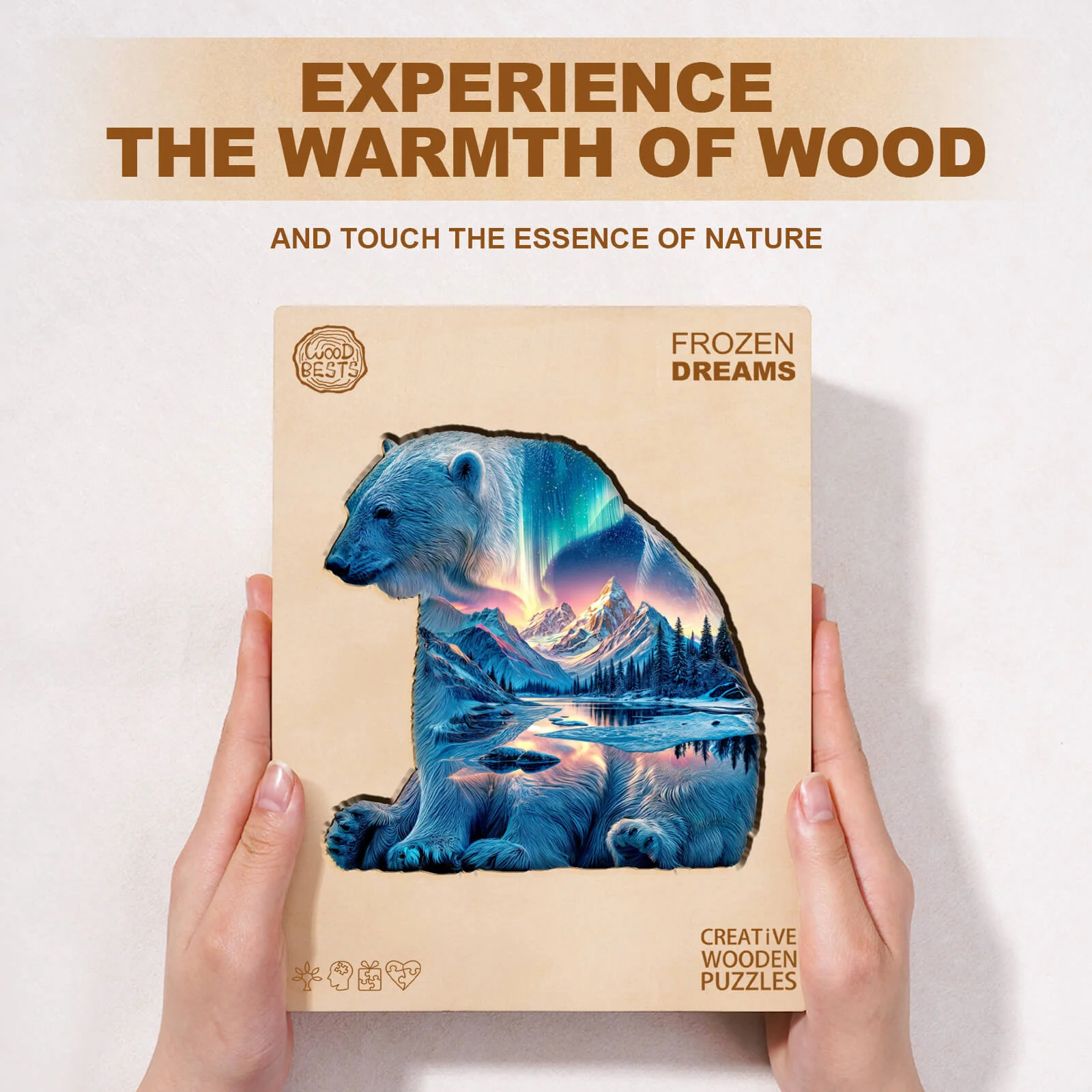 Frozen Dreams Wooden Jigsaw Puzzle - Image 6