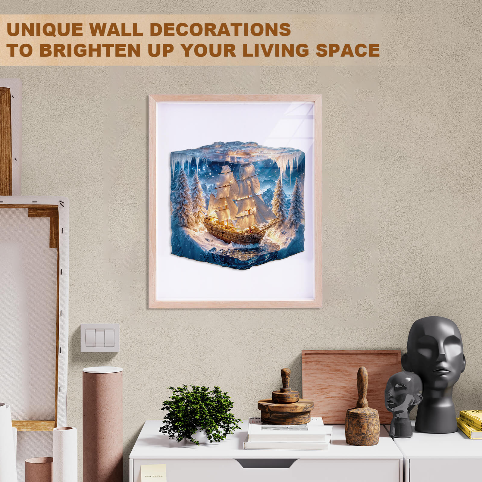 Frozen Pirate Ship Wooden Jigsaw Puzzle - Image 8