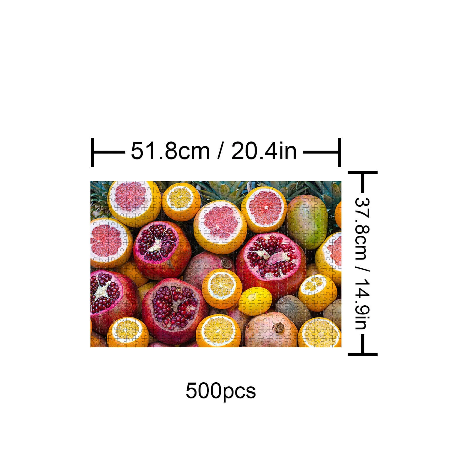 Fruit-2 500 / 1000 Piece Puzzle - Image 4