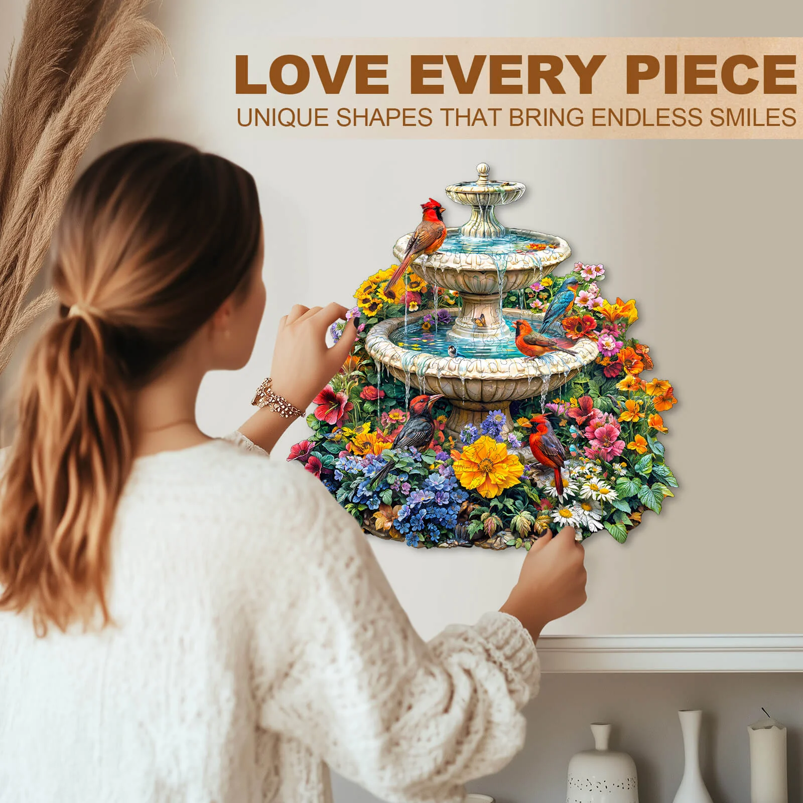 Garden Melody Wooden Jigsaw Puzzle - Image 12