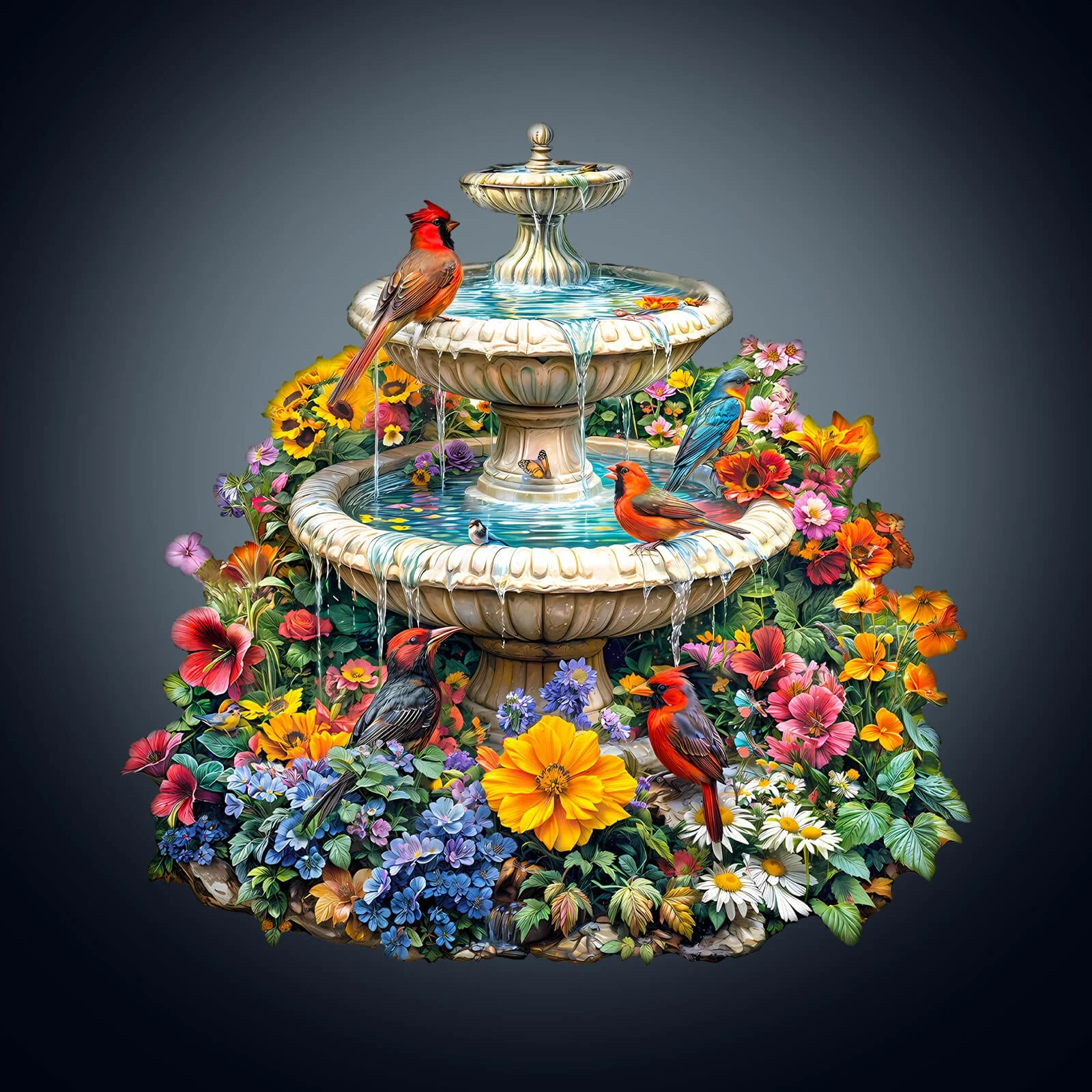 Garden Melody Wooden Jigsaw Puzzle - Image 2
