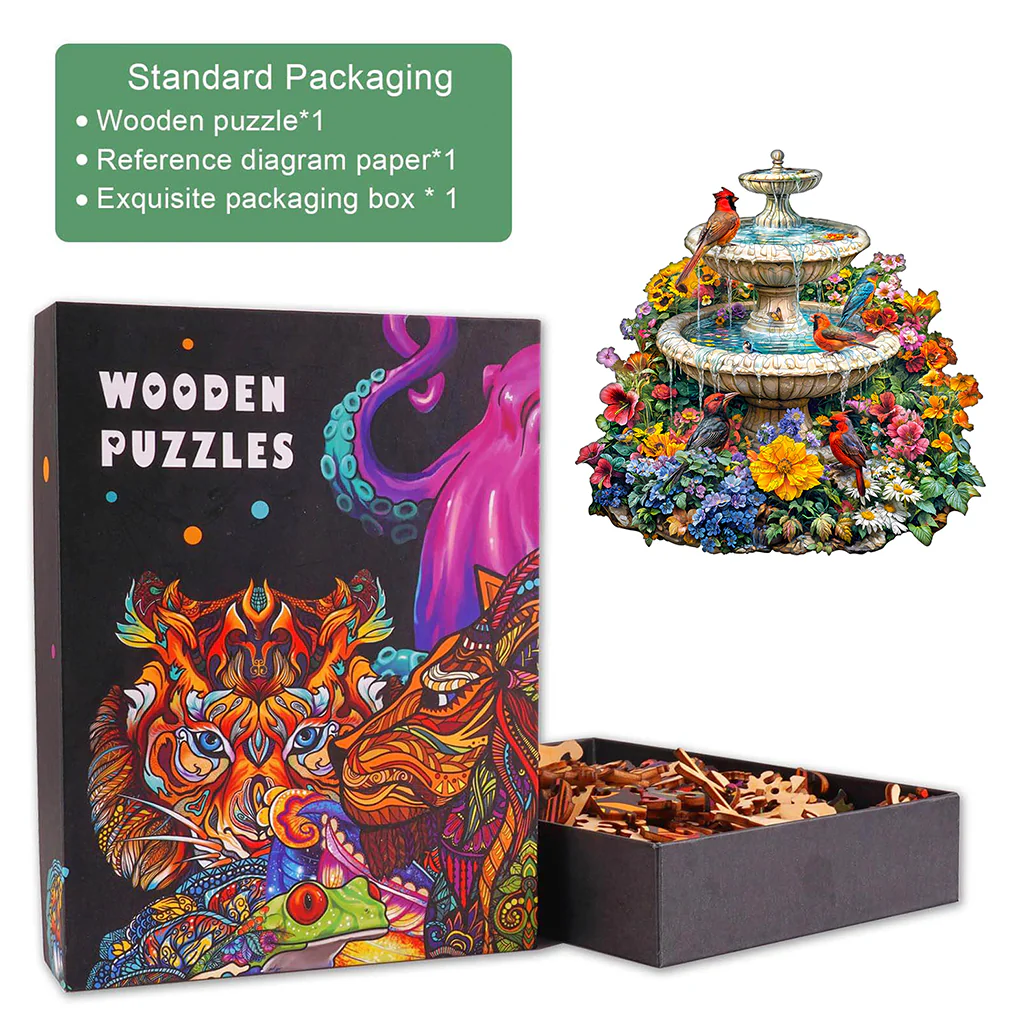 Garden Melody Wooden Jigsaw Puzzle - Image 6