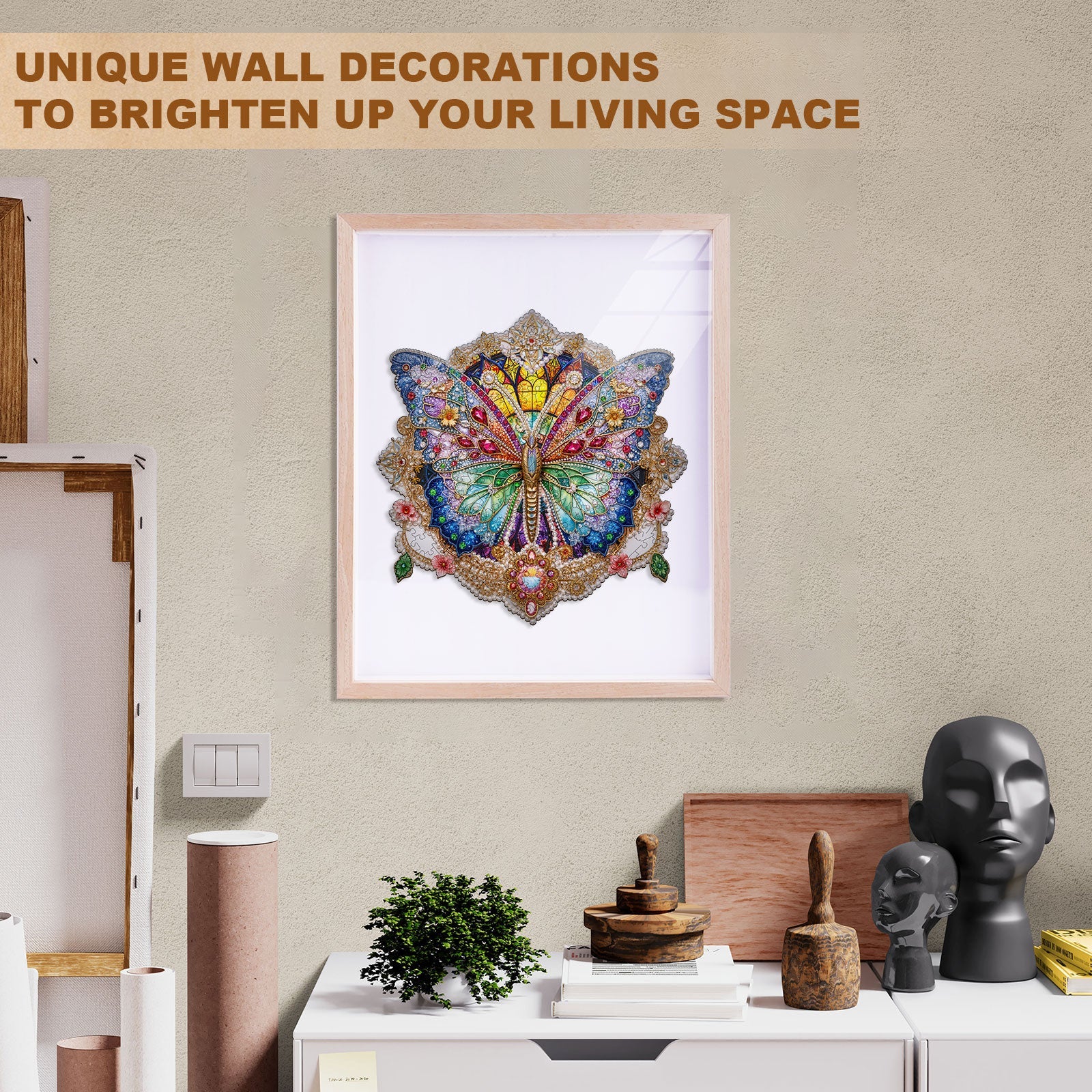 Gem Butterfly Wooden Jigsaw Puzzle - Image 9