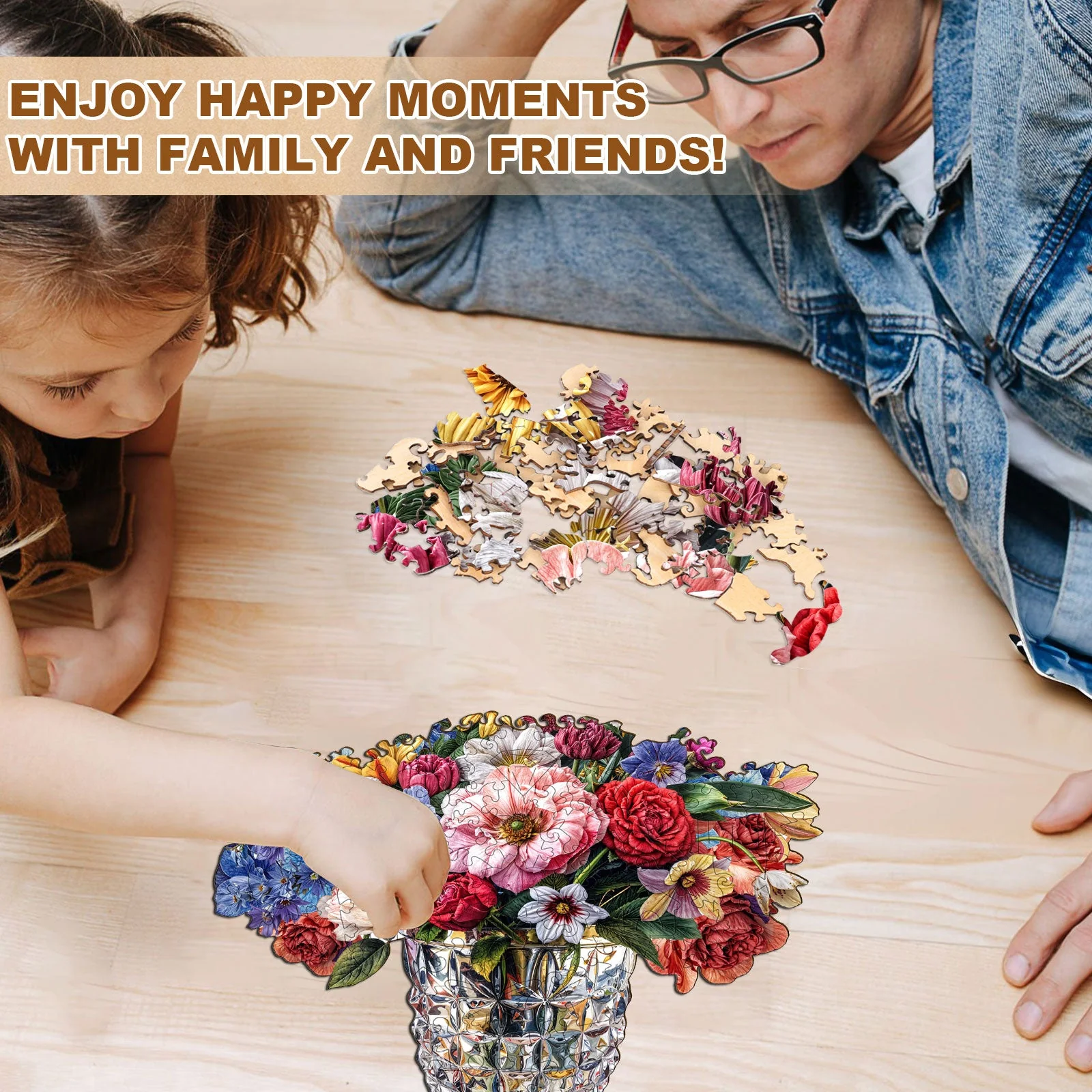 Goblet Bouquet Wooden Jigsaw Puzzle - Image 10