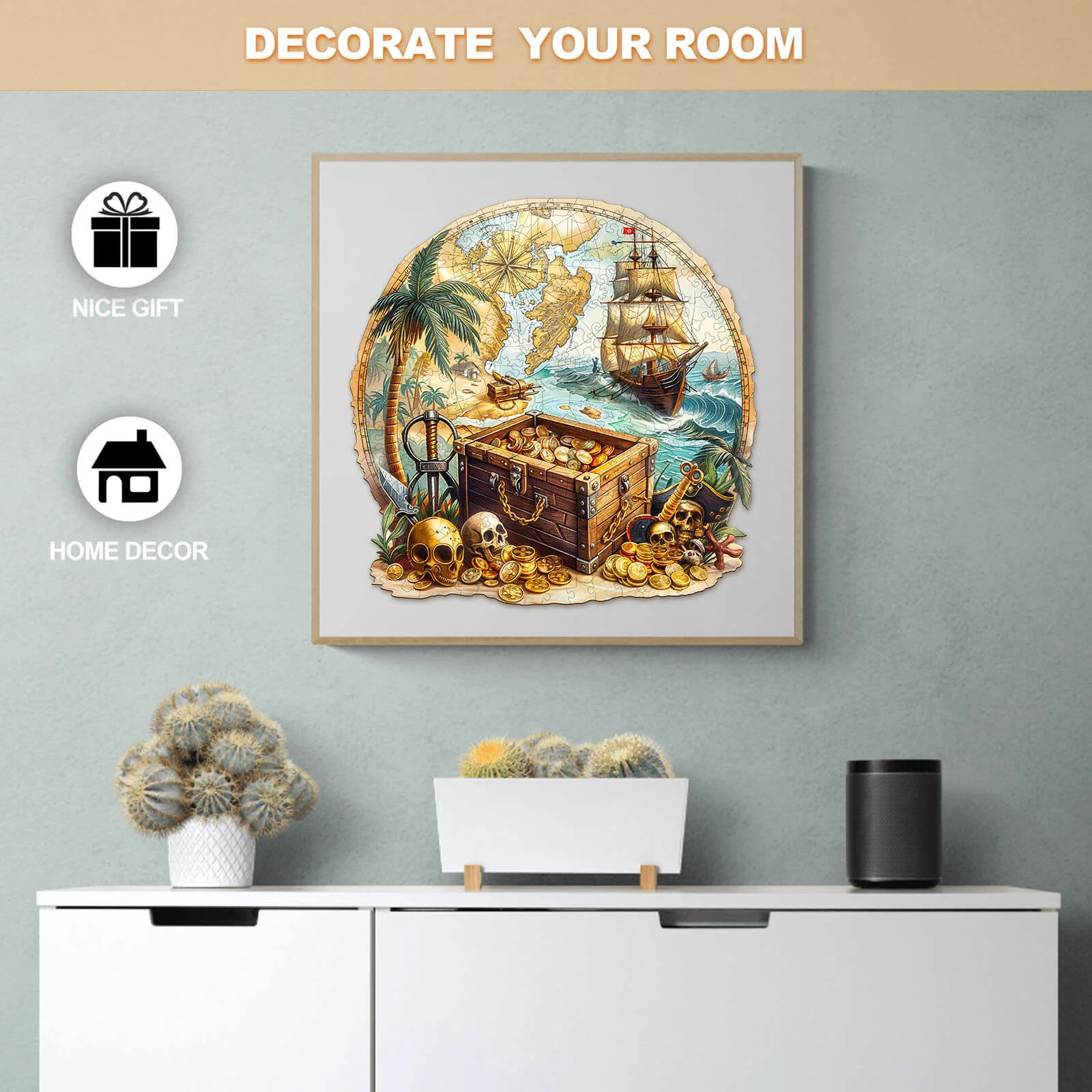 Golden Voyage Wooden Jigsaw Puzzle - Image 8