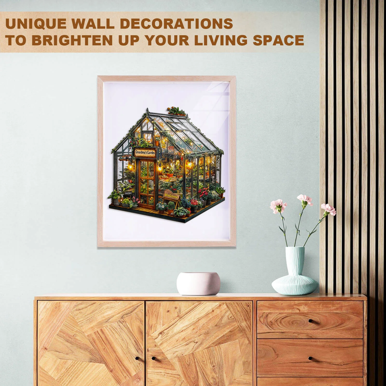 Grandma's Garden Wooden Jigsaw Puzzle - Image 12