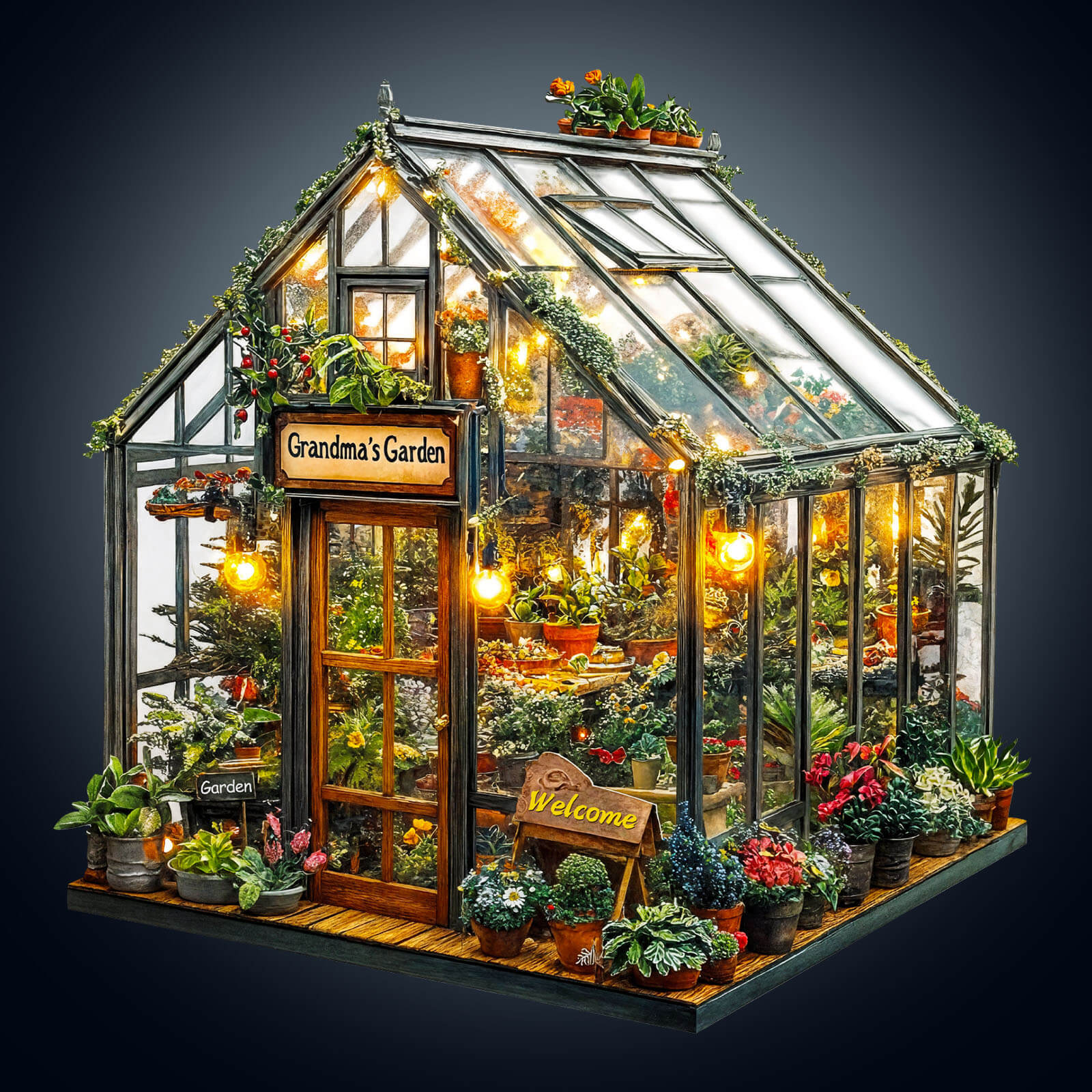 Grandma's Garden Wooden Jigsaw Puzzle - Image 2