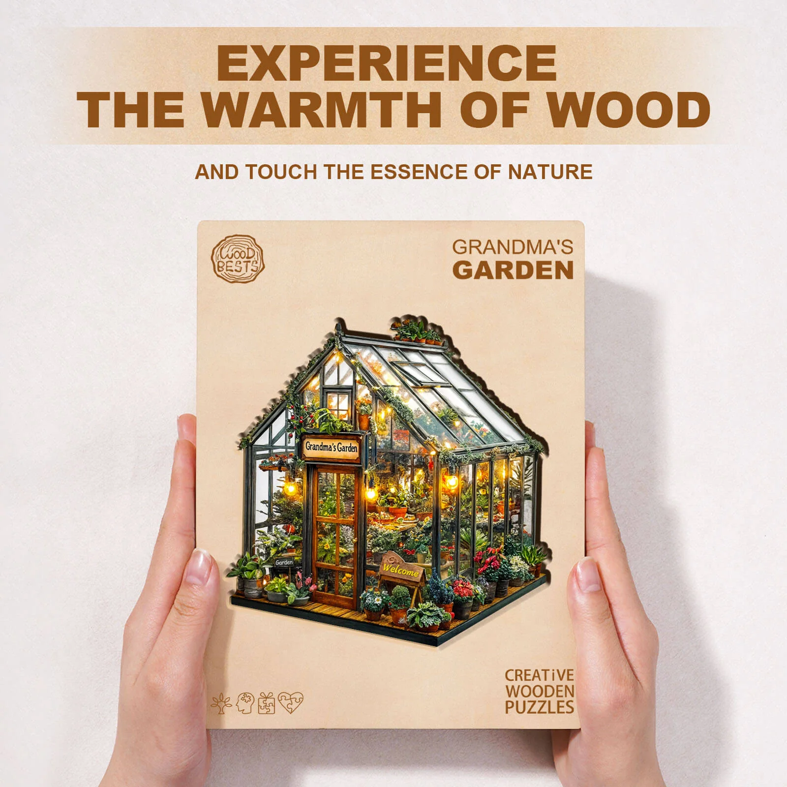Grandma's Garden Wooden Jigsaw Puzzle - Image 5