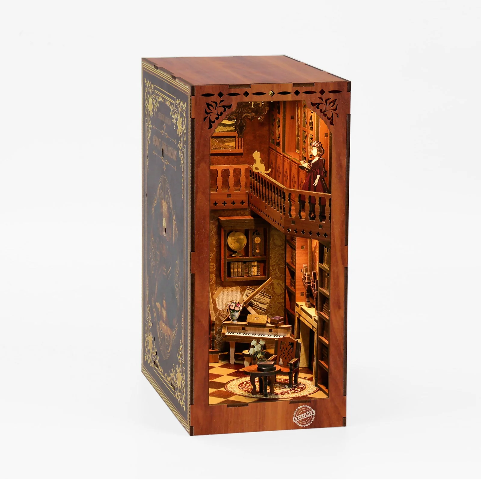 Grimm's Small Building - DIY Book Nook Kit,3D Wooden Puzzle - Image 8
