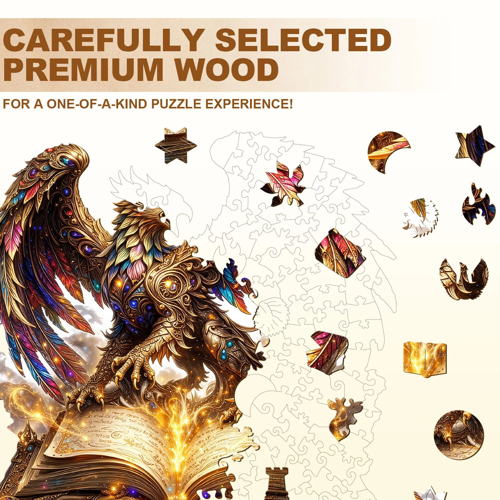 Gryphon Legend Wooden Jigsaw Puzzle - Image 2