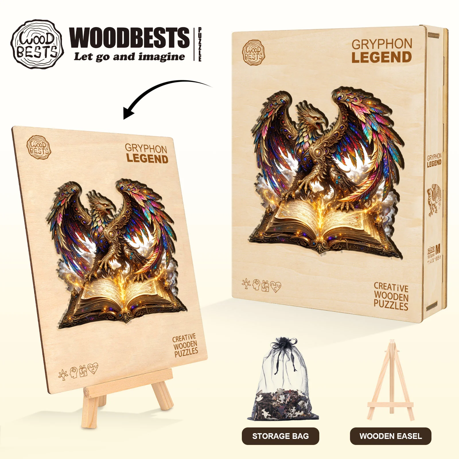 Gryphon Legend Wooden Jigsaw Puzzle - Image 5