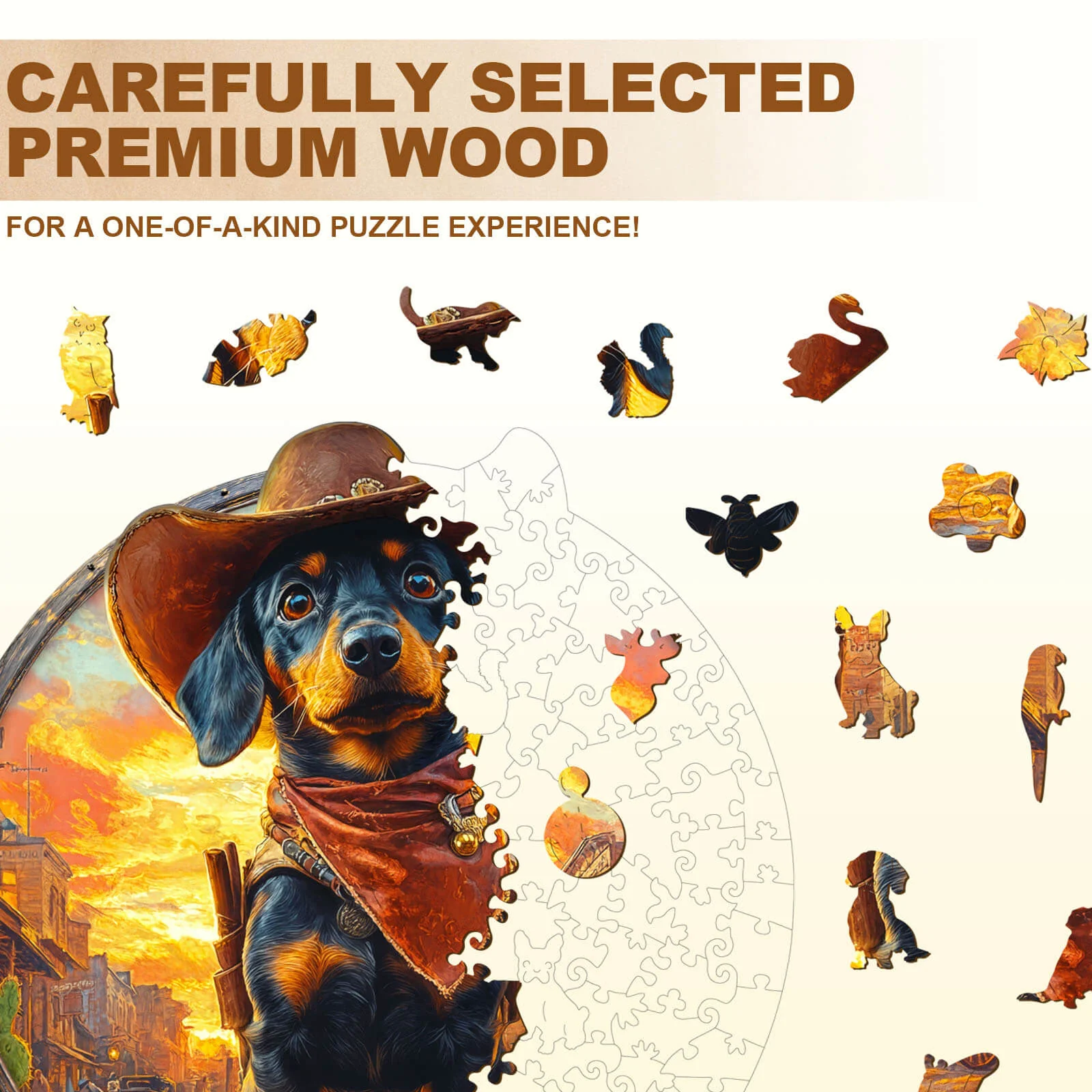Guardian of the Town Wooden Jigsaw Puzzle - Image 2