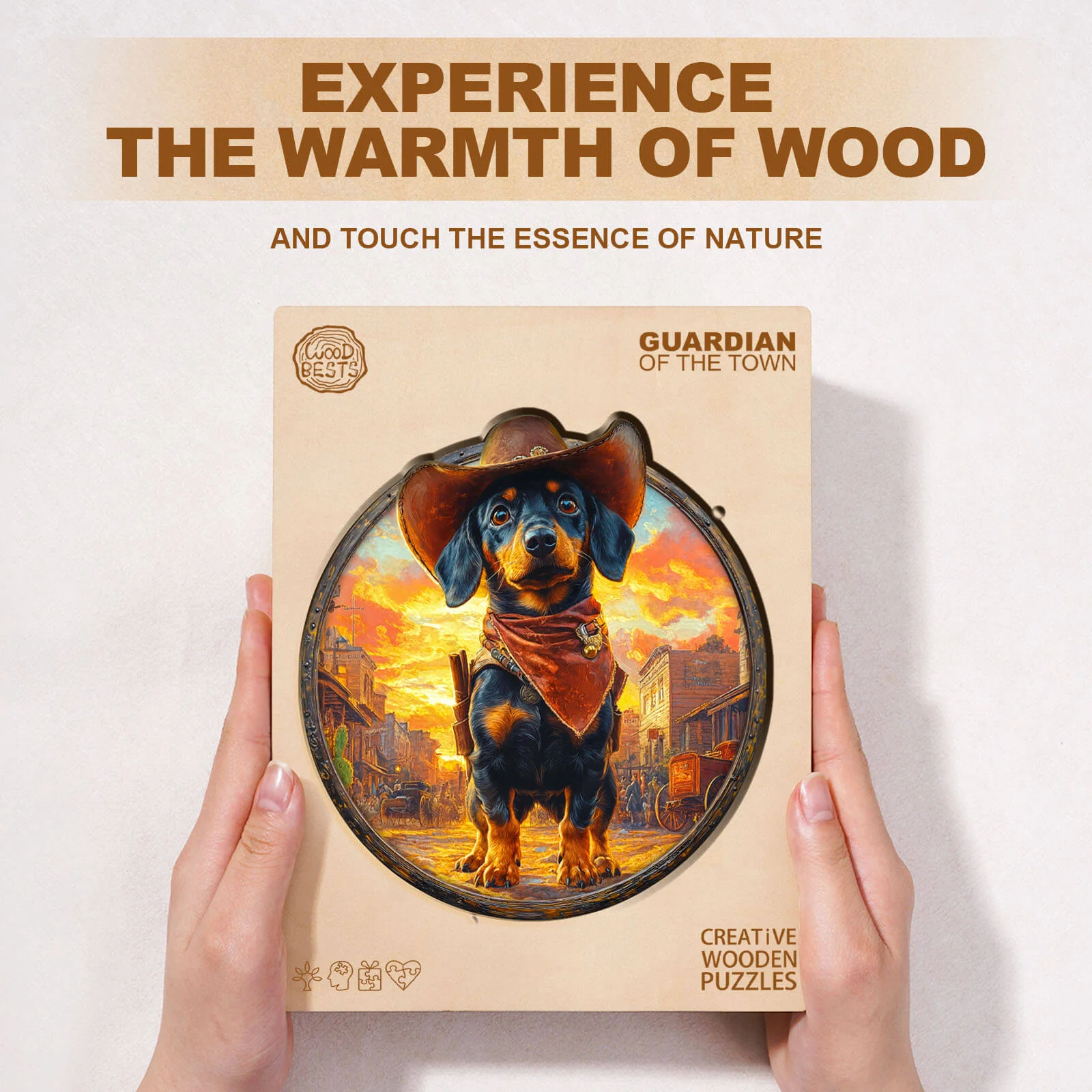 Guardian of the Town Wooden Jigsaw Puzzle - Image 5