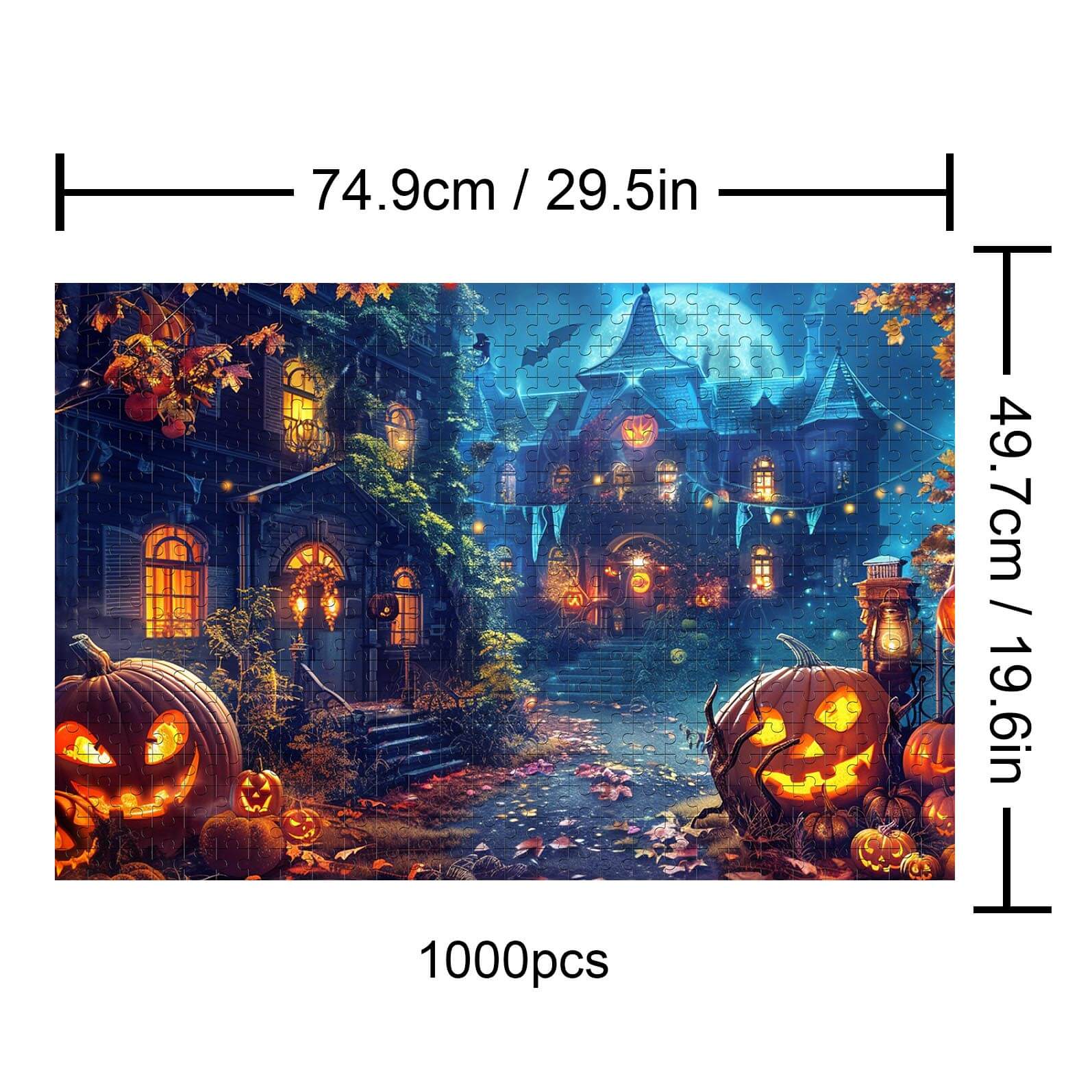 Halloween Castle 500 / 1000 Piece Puzzle - Image 5