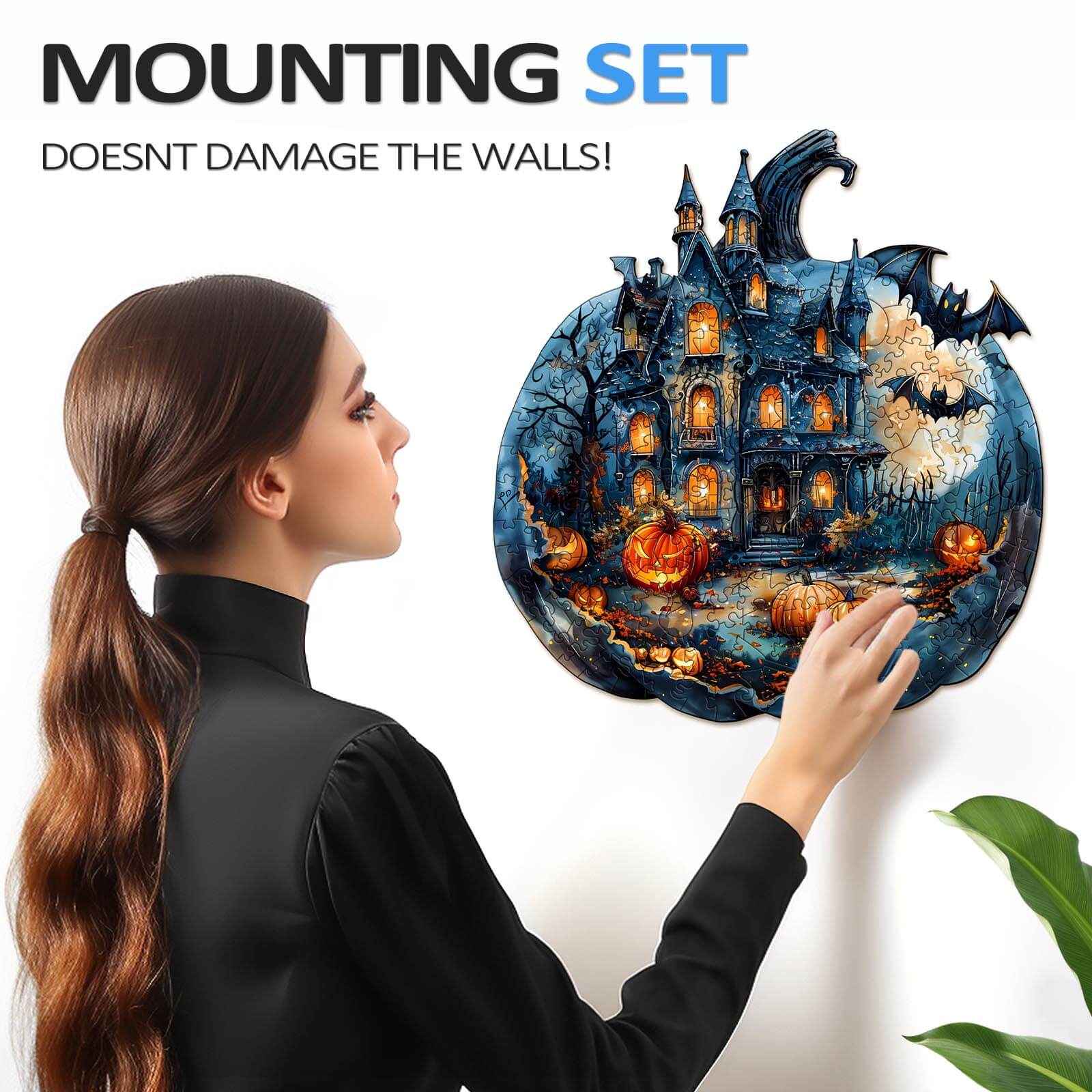Halloween Pumpkin Wooden Jigsaw Puzzle - Image 8
