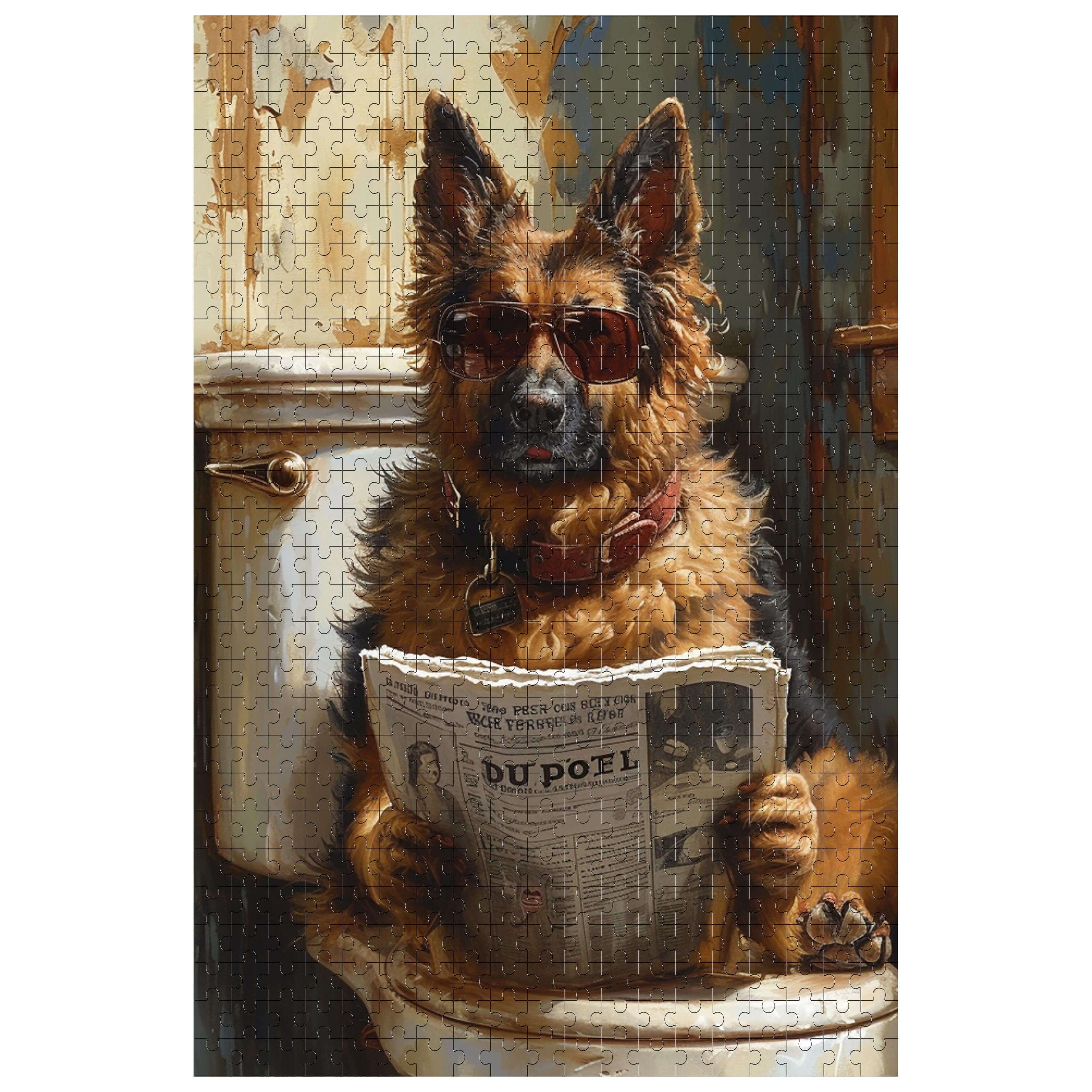 Handsome German Shepherd 500 / 1000 Piece Puzzle - Image 3