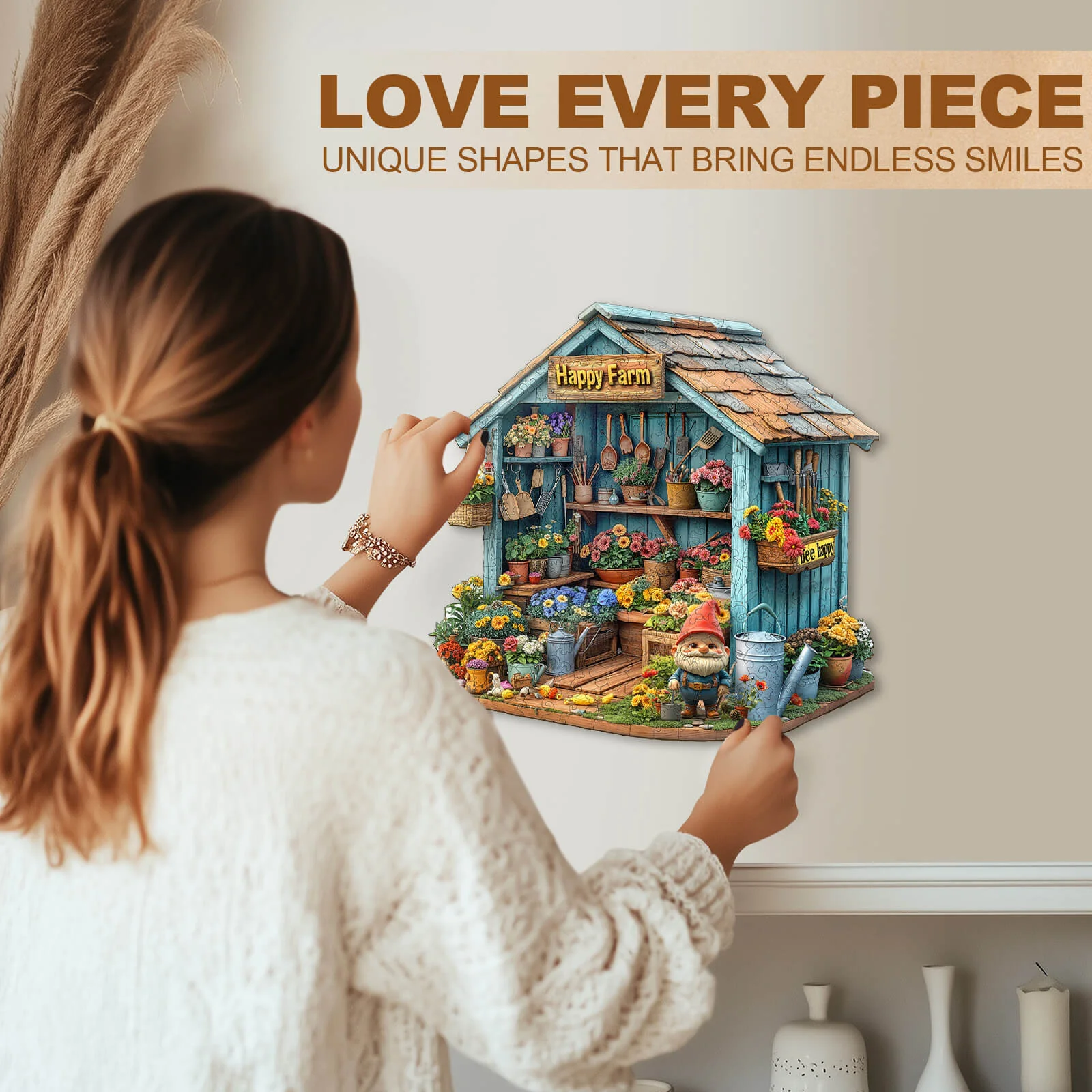 Happy Farm Wooden Jigsaw Puzzle - Image 11