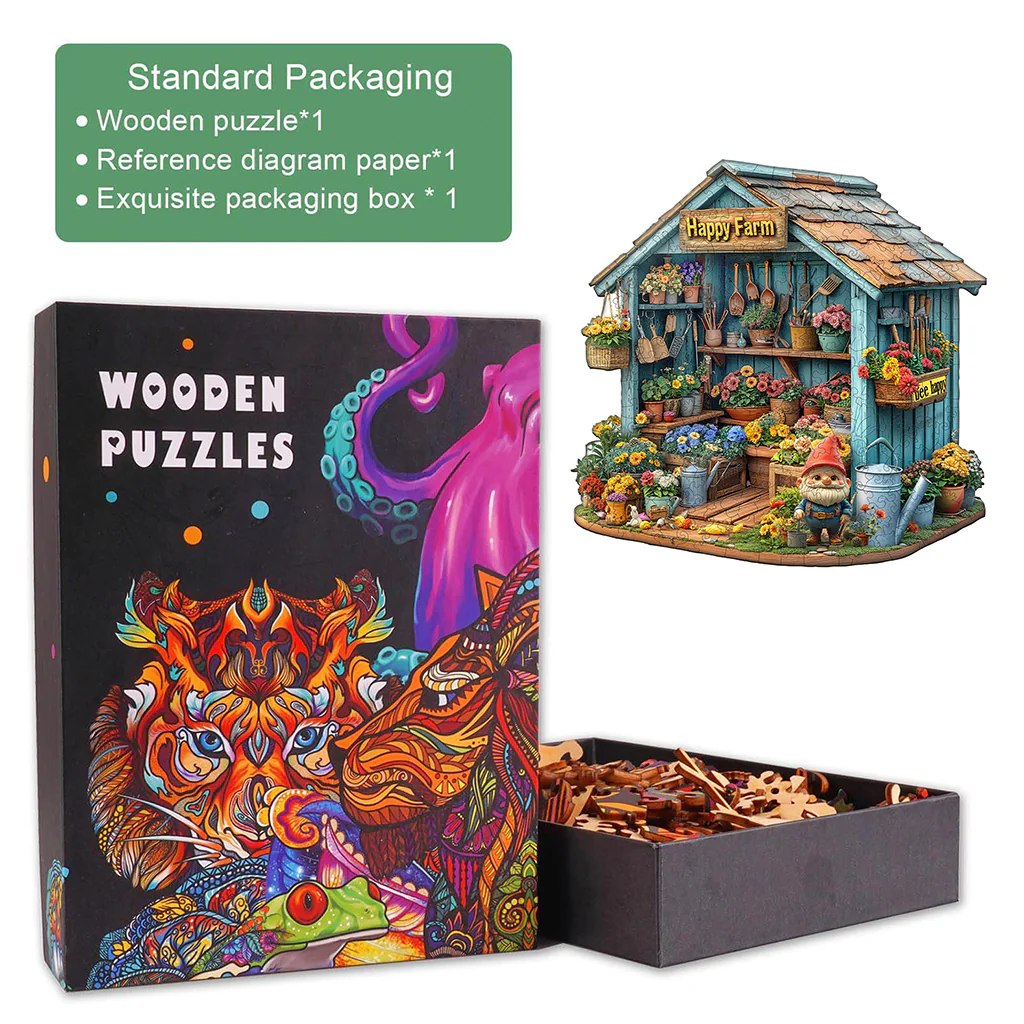 Happy Farm Wooden Jigsaw Puzzle - Image 6