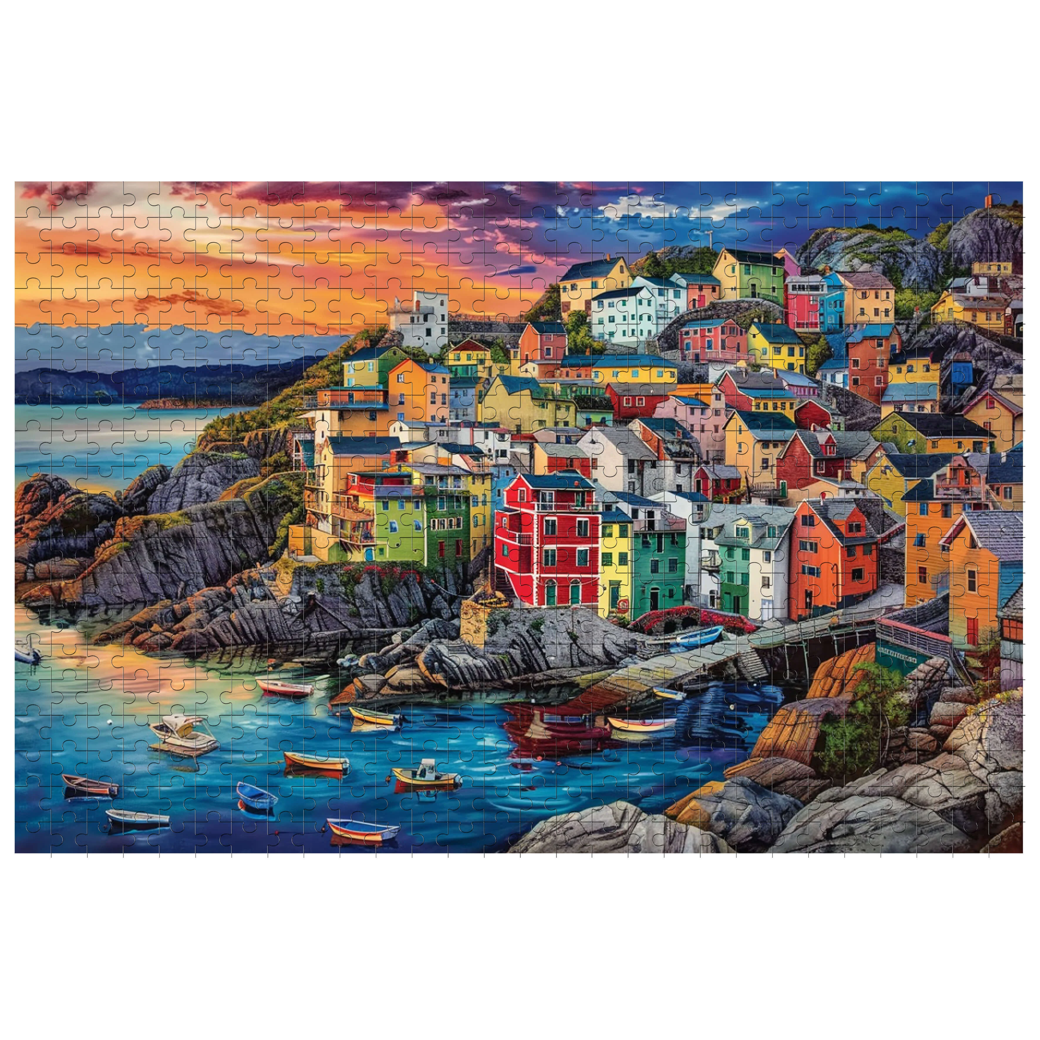 Harbor Towns 500 / 1000 Piece Puzzle - Image 3
