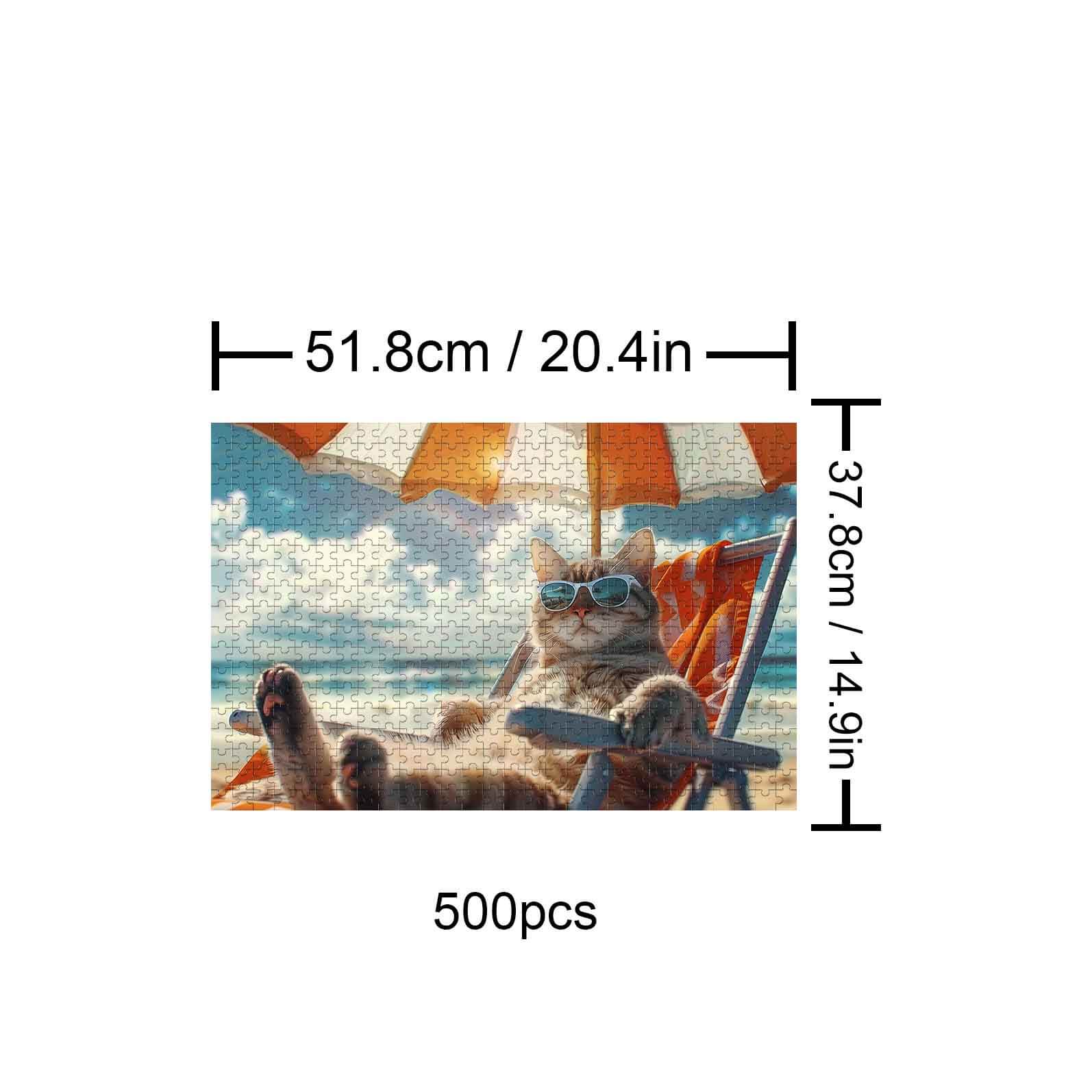 Holiday Cat 500 / 1000 Piece Puzzle - Image 4