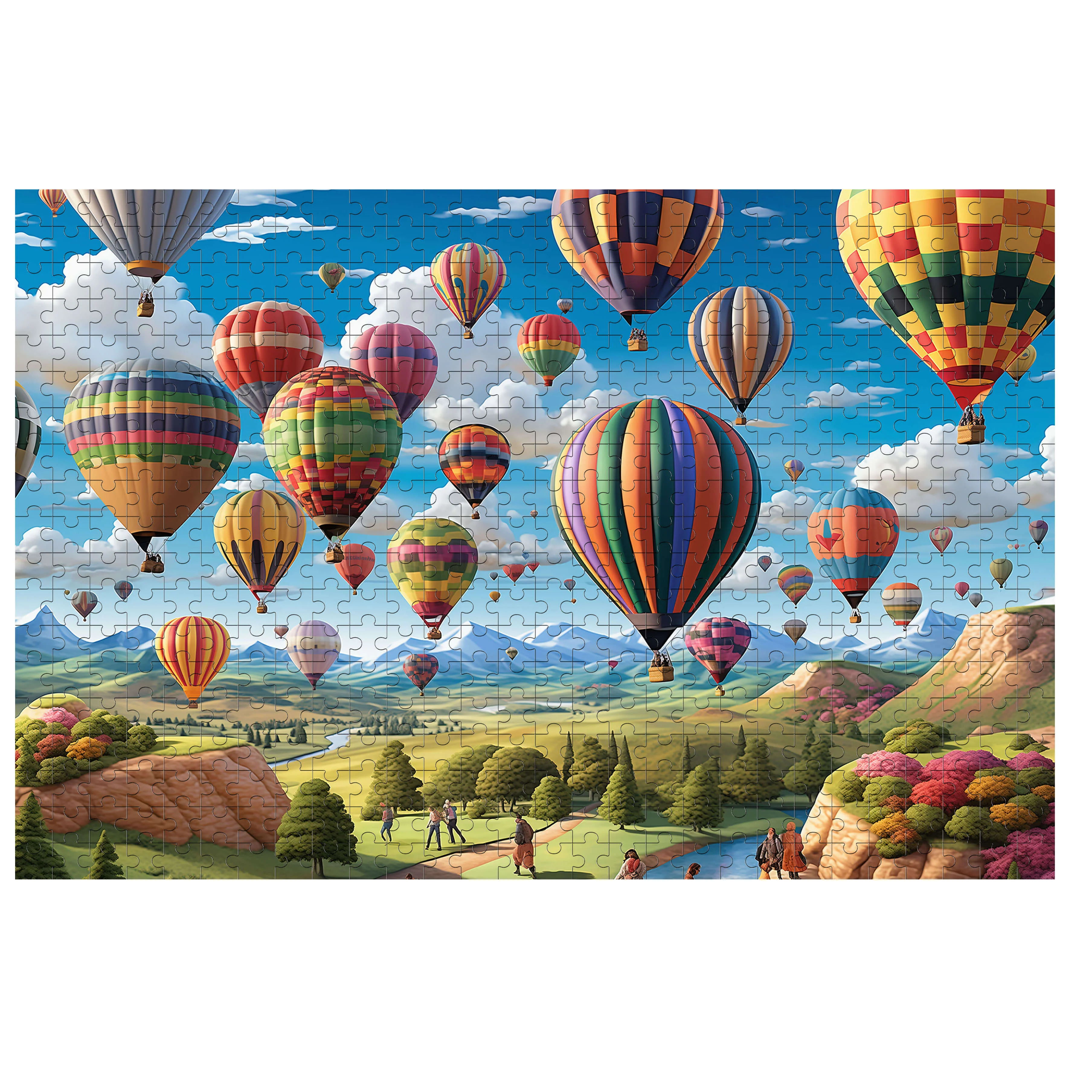 Hot Air Balloon 500 / 1000 Piece Puzzle - Image 3