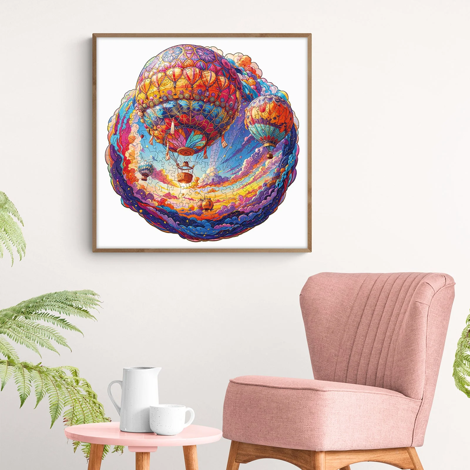 Hot Air Balloon Wooden Jigsaw Puzzle - Image 10