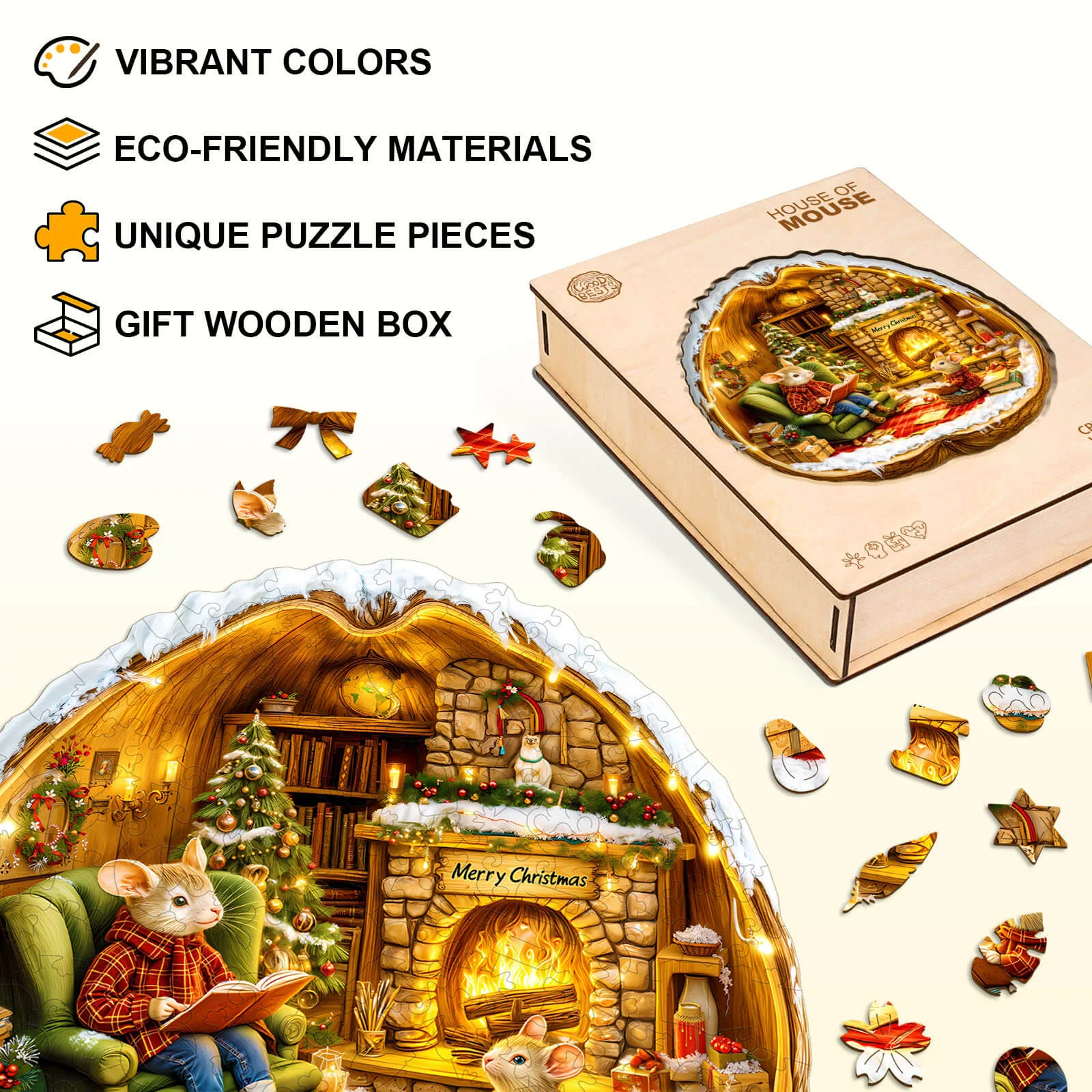 House of Mouse Wooden Jigsaw Puzzle - Image 5