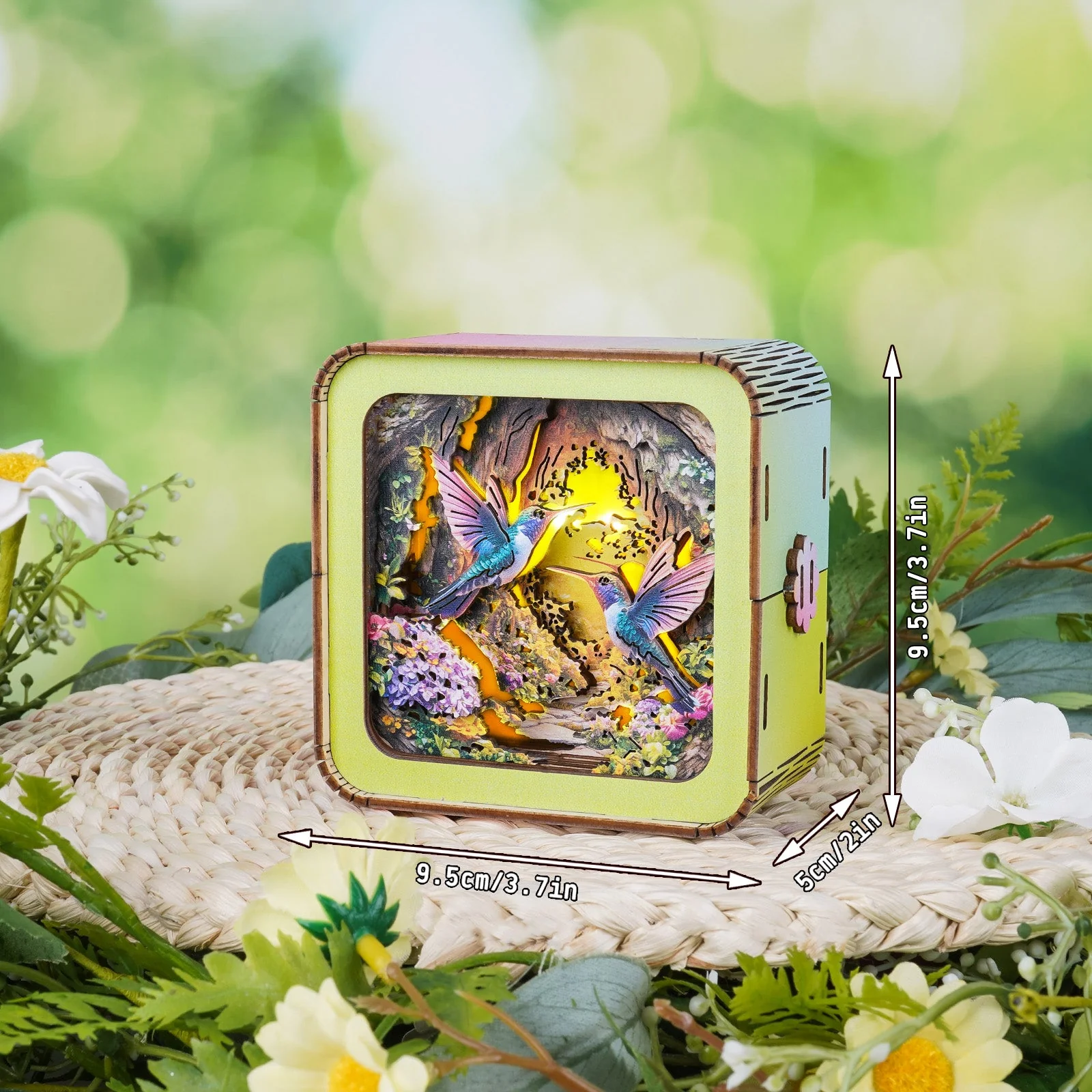 Flower Fairy Kit - 3D Wooden Puzzle Night Light - Image 6