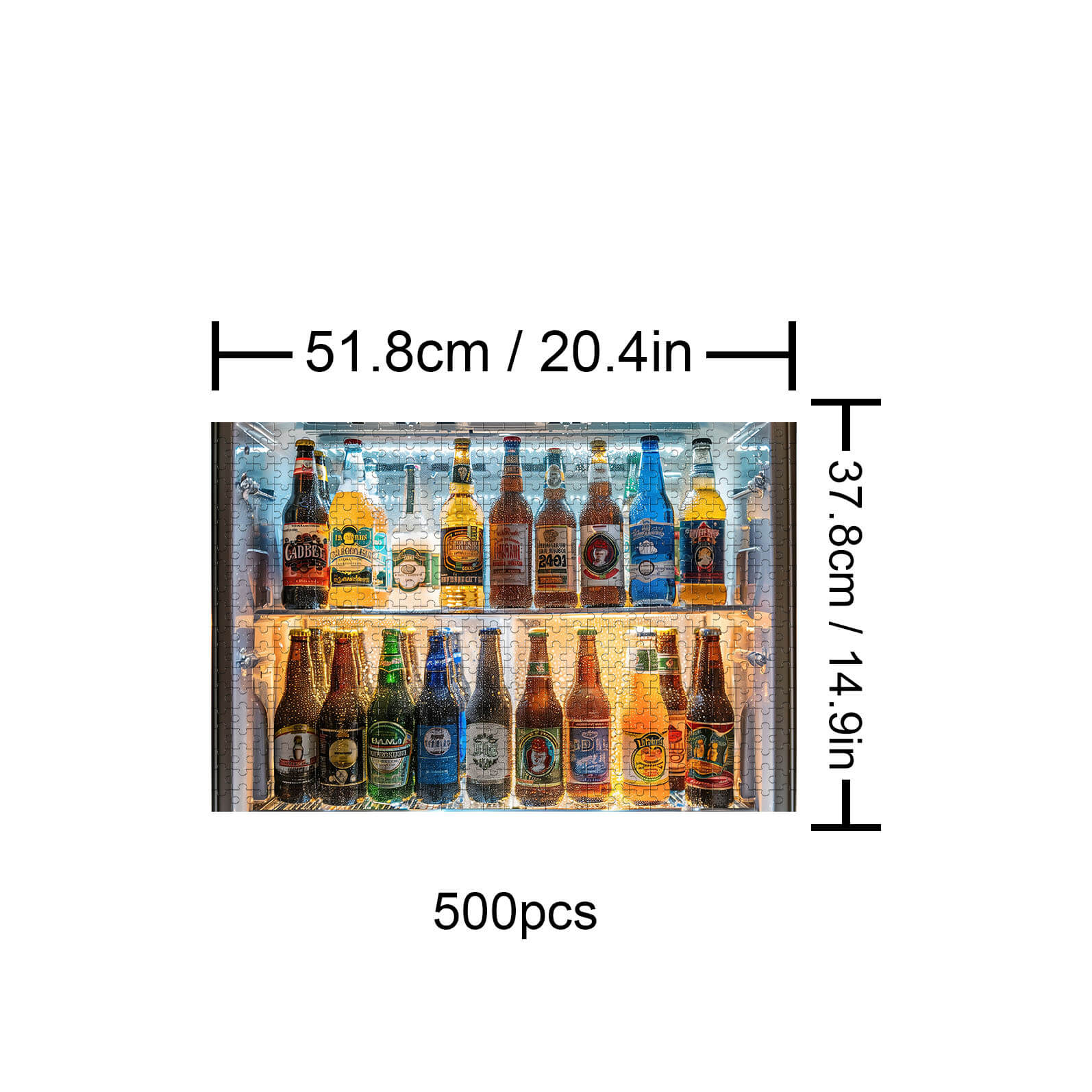 Ice Drink 500 / 1000 Piece Puzzle - Image 4