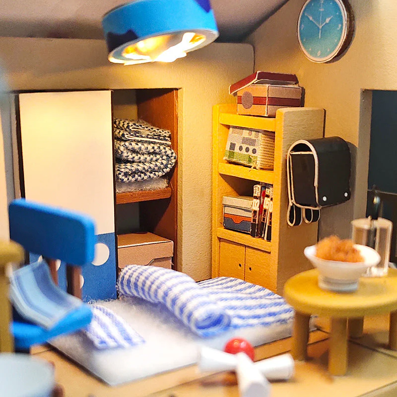 Japanese-style House - DIY Dollhouse Kit,3D Wooden Puzzle - Image 6