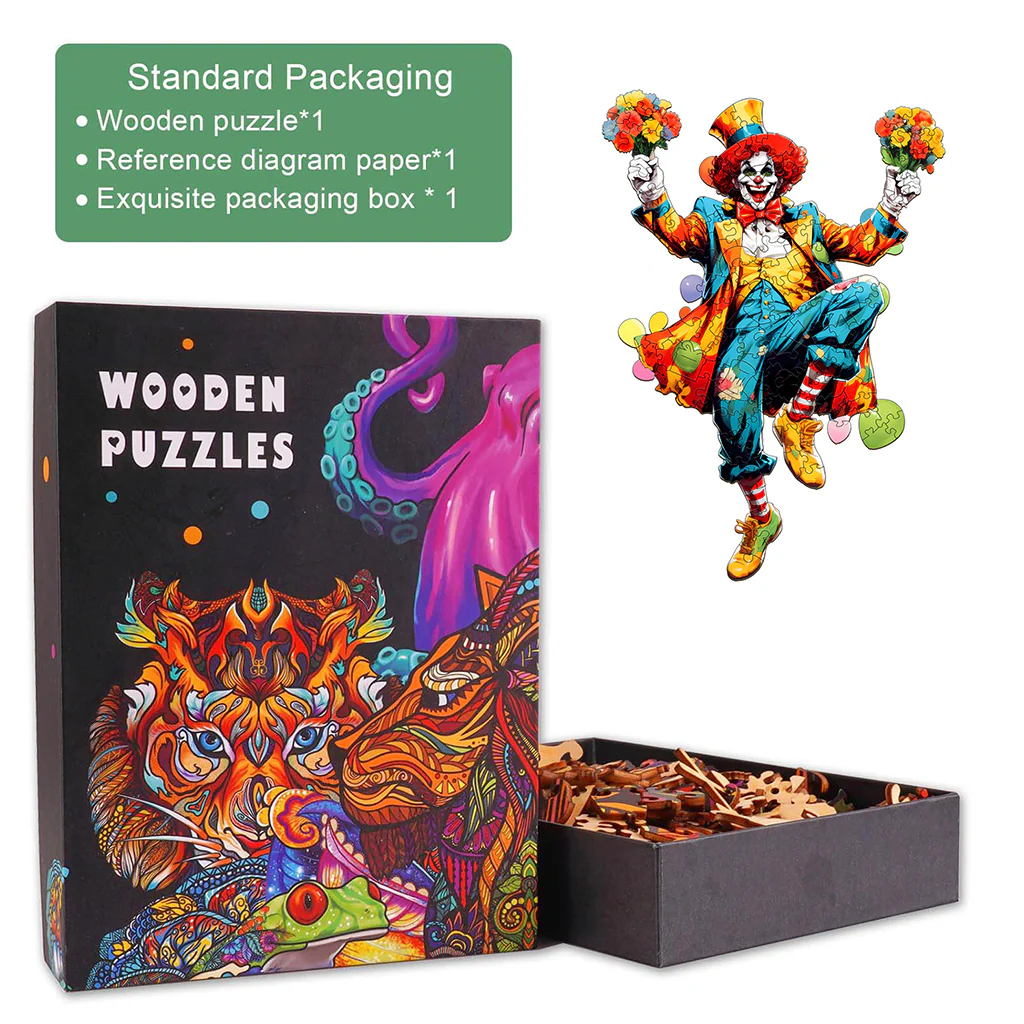 Joker-2 Wooden Jigsaw Puzzle - Image 5