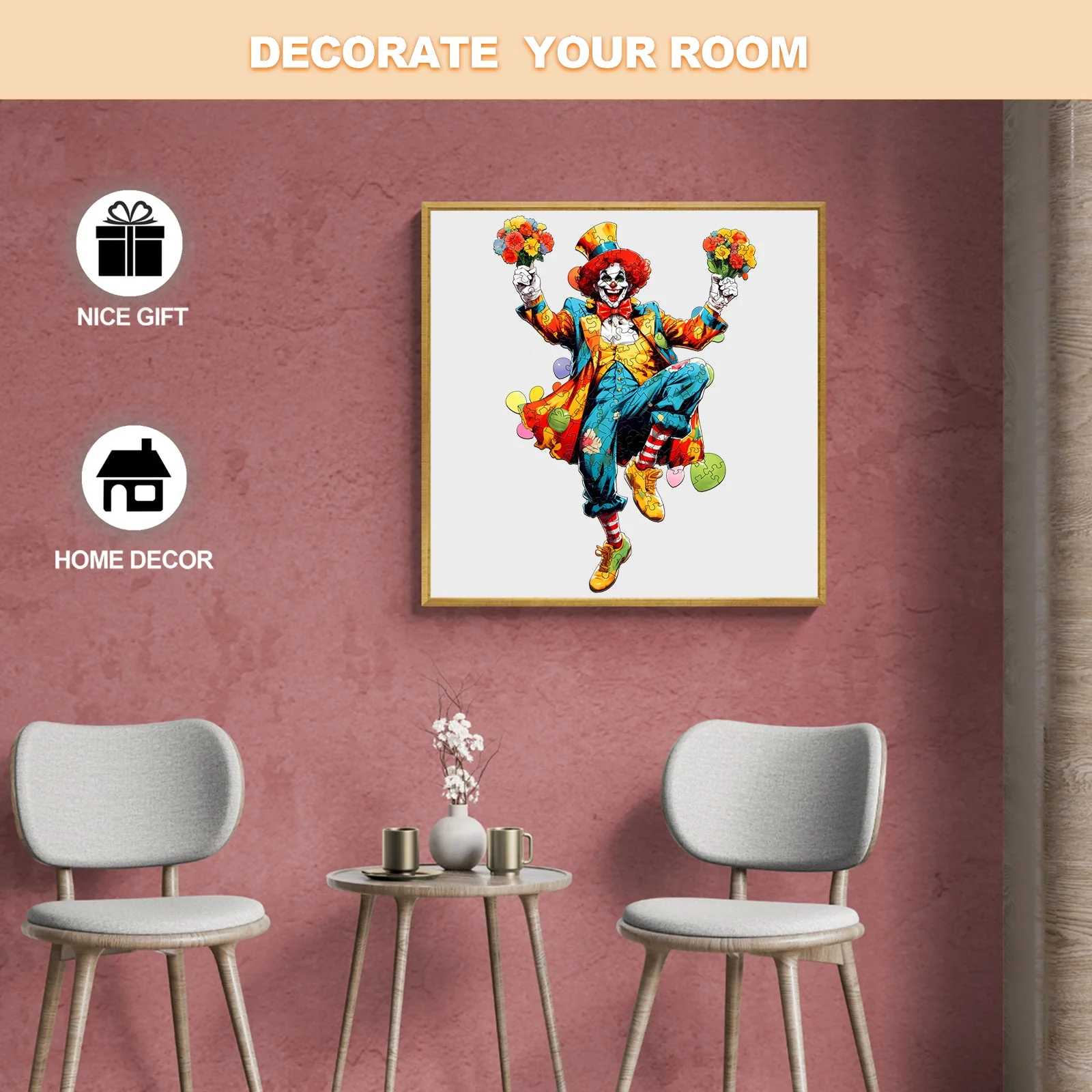 Joker-2 Wooden Jigsaw Puzzle - Image 7